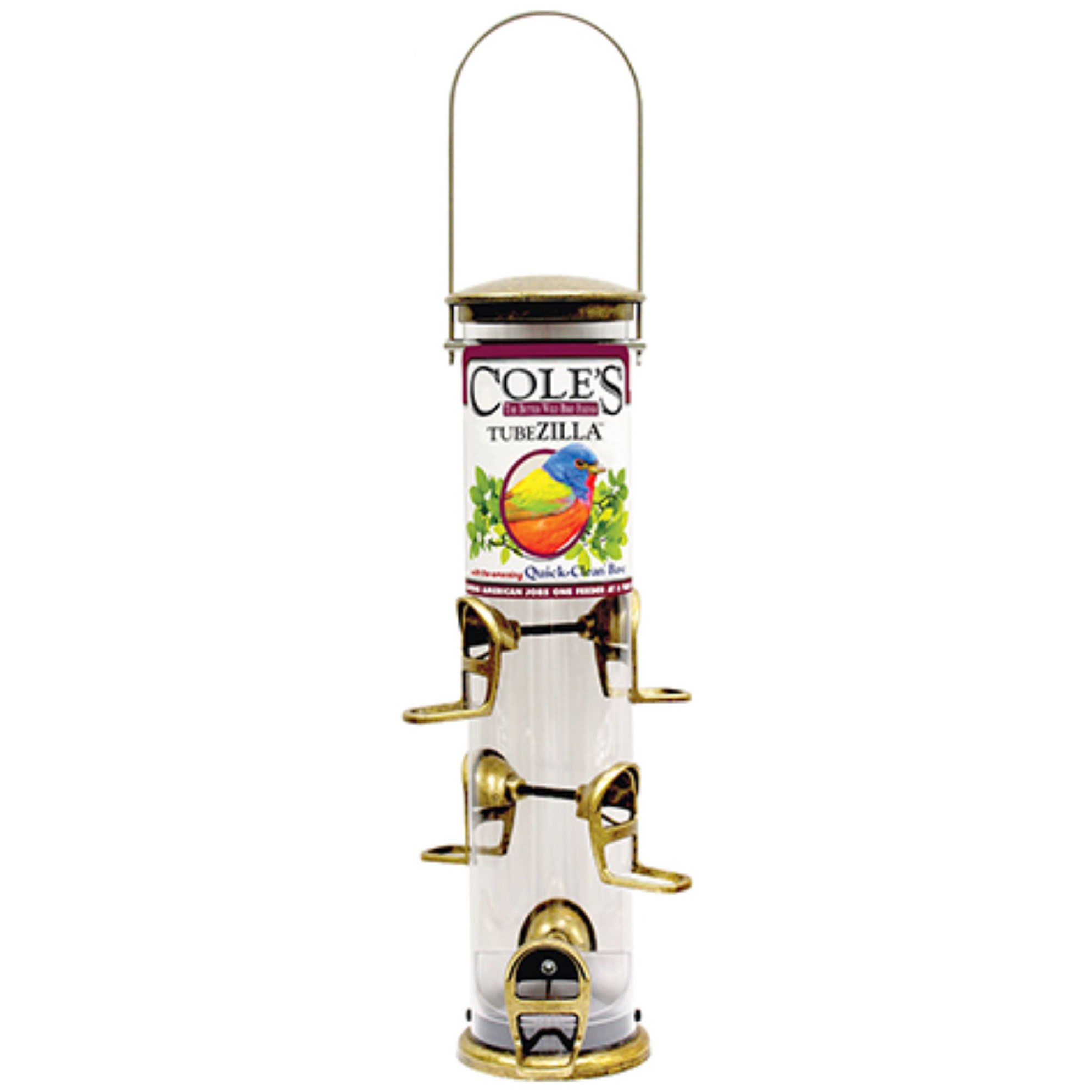 Coles Tubezilla Tubular Bird Feeder — priced per each; minimum 2; multiples of 2