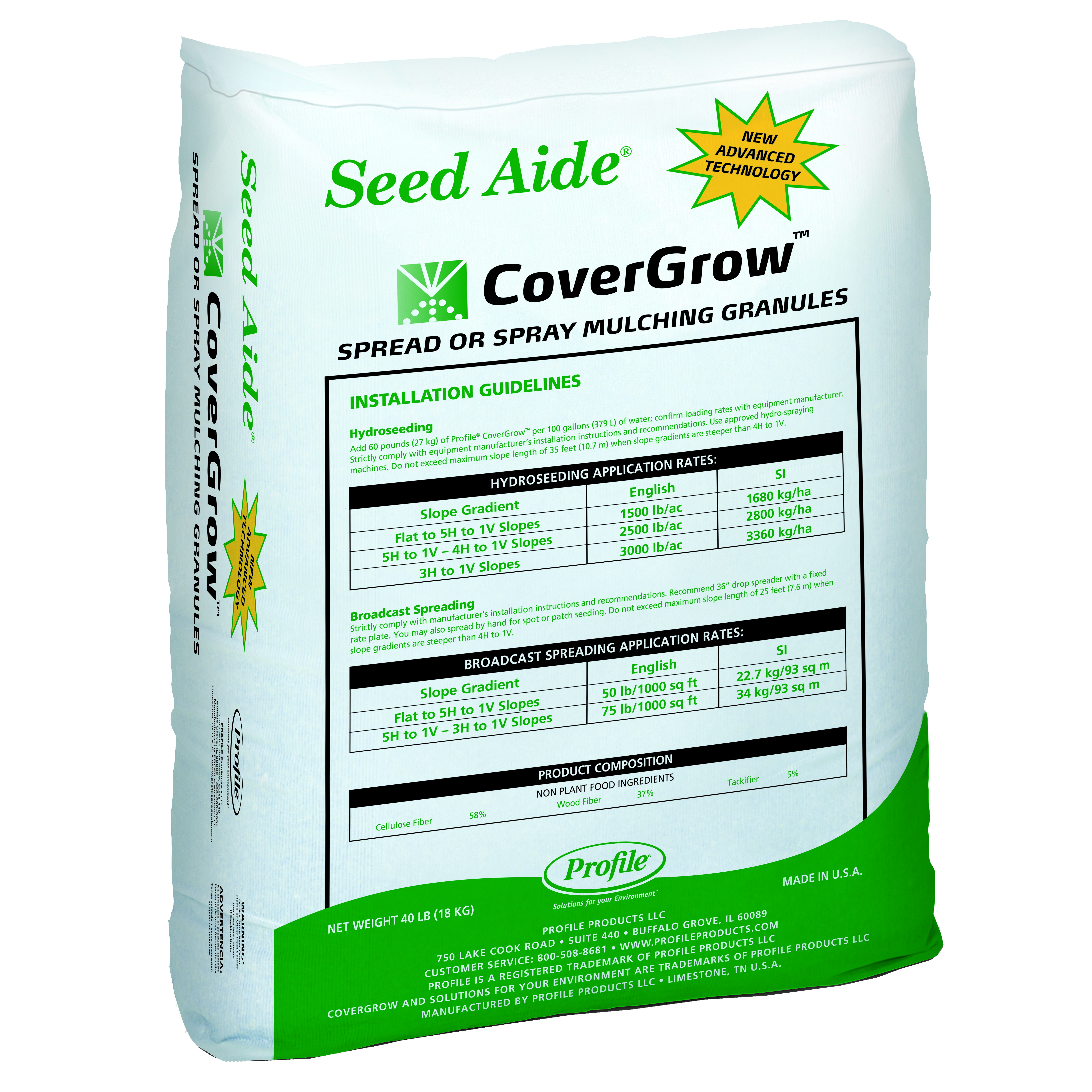 Profile 40# CoverGrow Mulching Granules