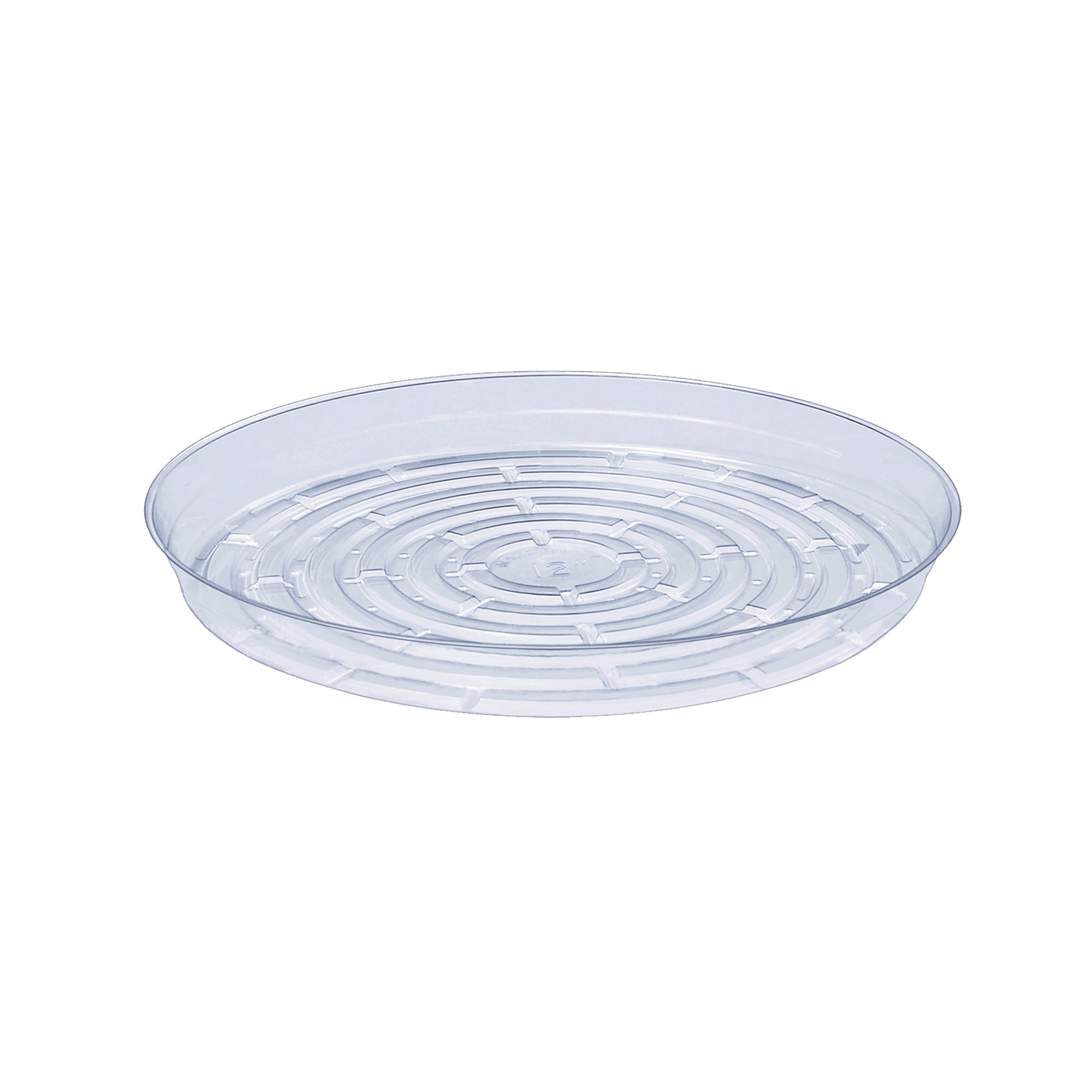 CWP 12" Clear Vinyl Plant Saucer — priced per each; minimum 25; multiples of 25