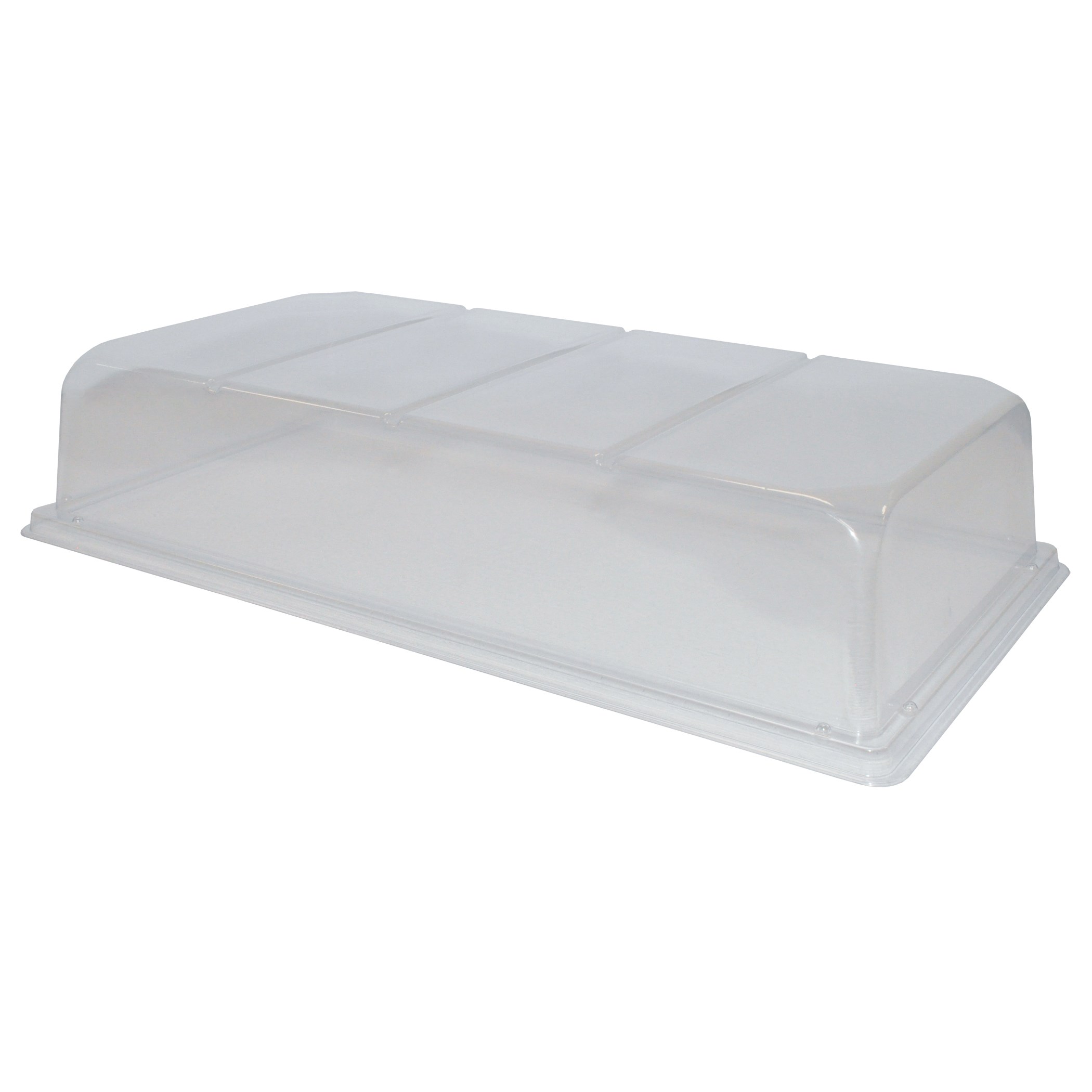 CWP 4.5" Tall Clear Vinyl Propagation Dome 21.25"x11"x4.5" — priced per each; minimum 40; multiples of 40