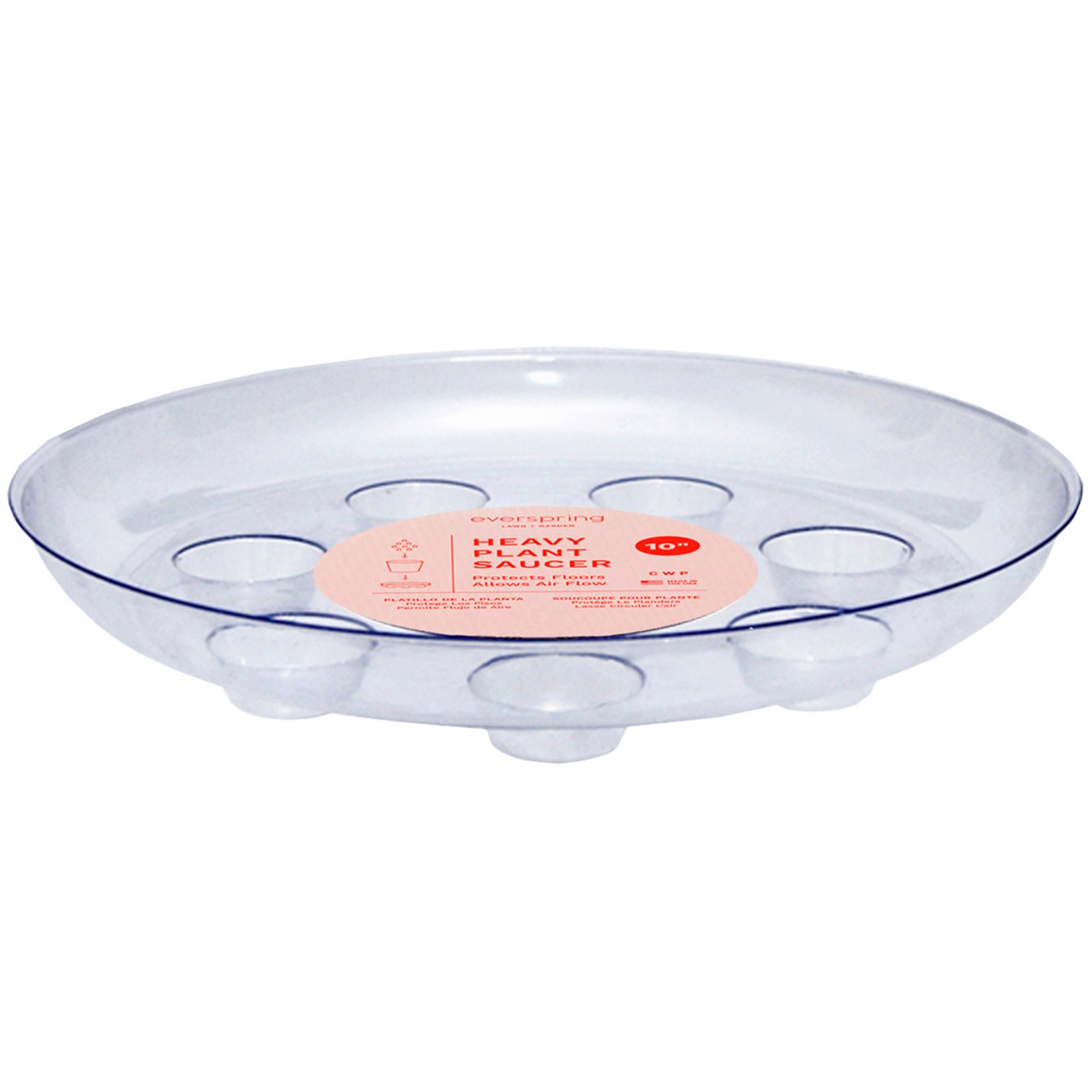CWP 10" Carpet Saver Heavy Footed Saucer