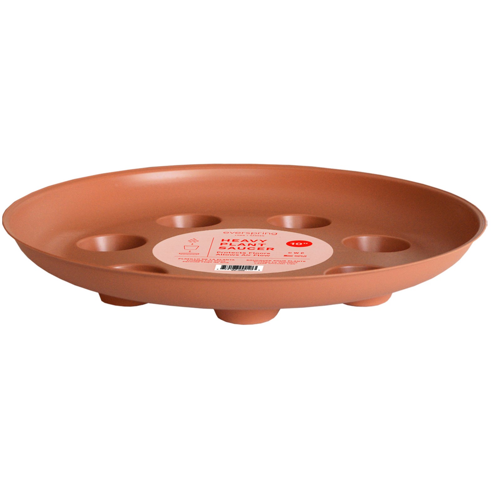 CWP 10" Terracotta Carpet Saver Saucer