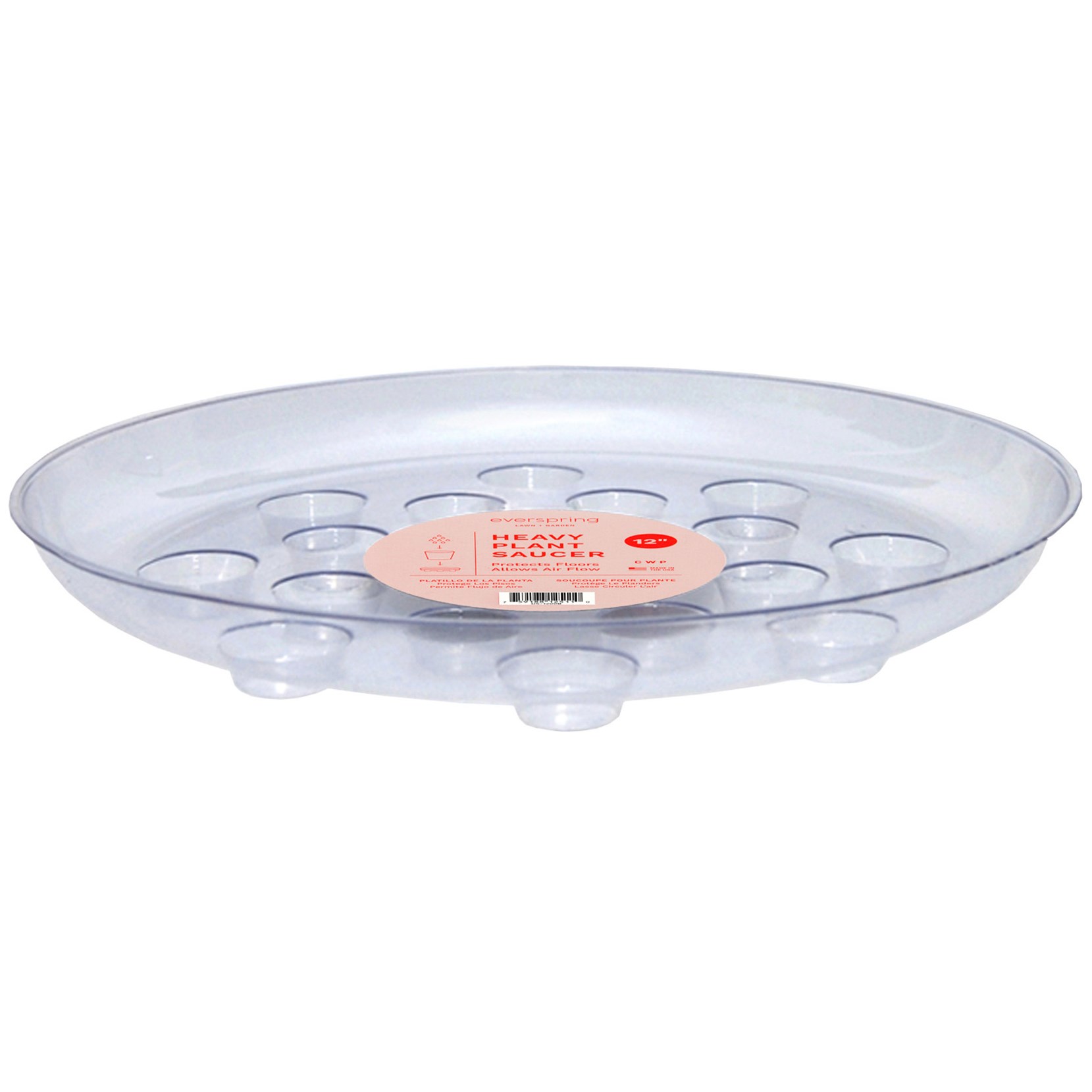 CWP 12" Carpet Saver Heavy Footed Saucer