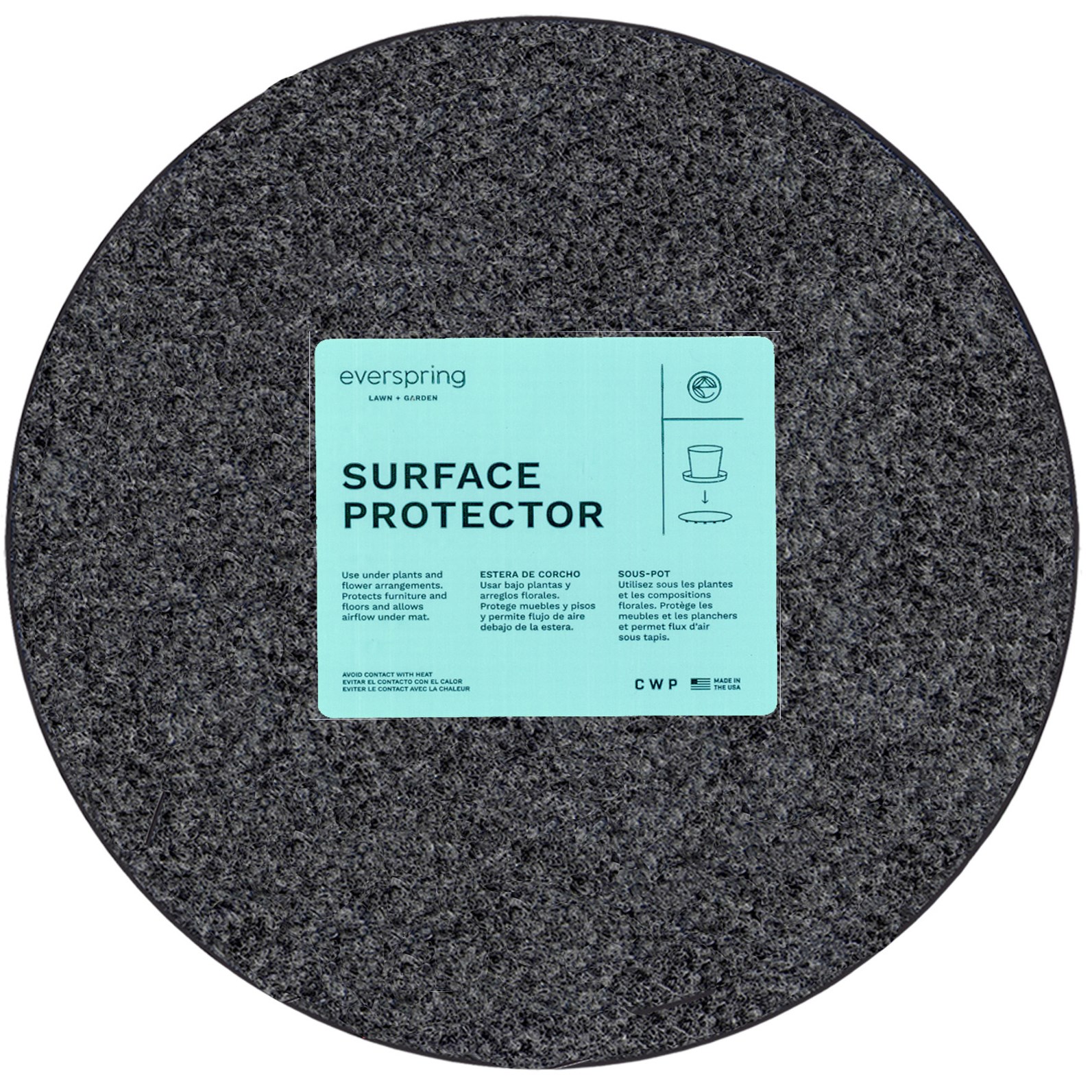 CWP 12" Surface Protector with PDQ — priced per each; minimum 15; multiples of 15