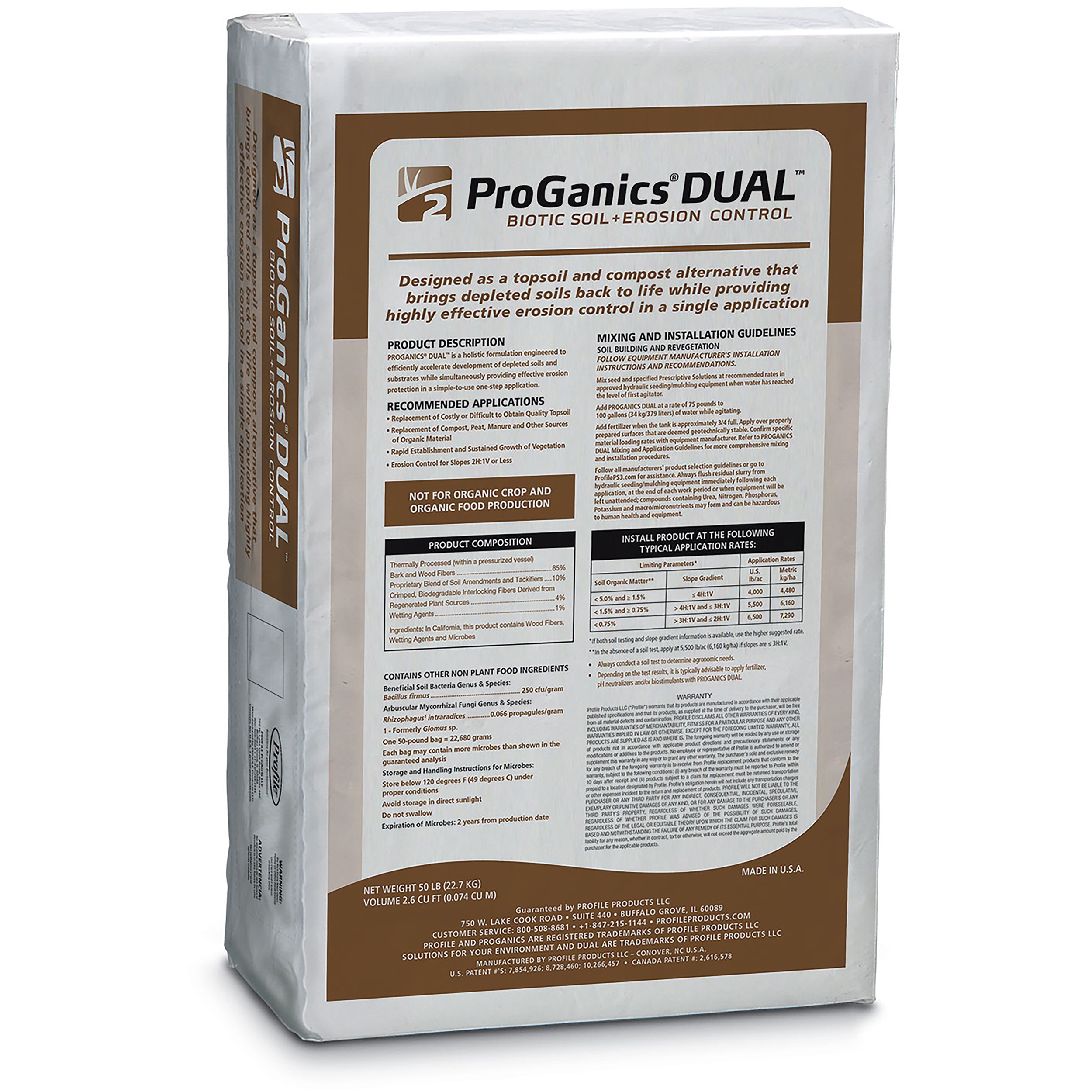 Profile 50# ProGanic Dual Biotic Soil & Erosion Control