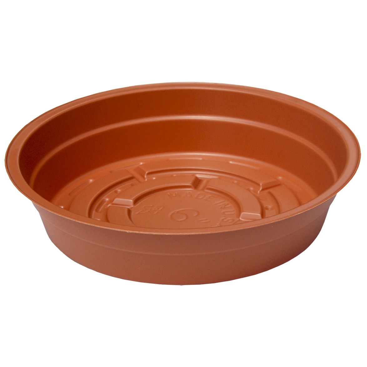 CWP 6" Terracotta Heavy Gauge Vinyl Plant Saucer — priced per each; minimum 25; multiples of 25