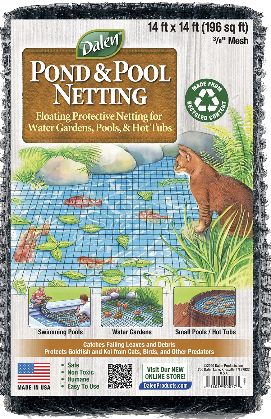 Dalen 14'x14' Pond Netting 3/8" Mesh — priced per each; minimum 12; multiples of 12