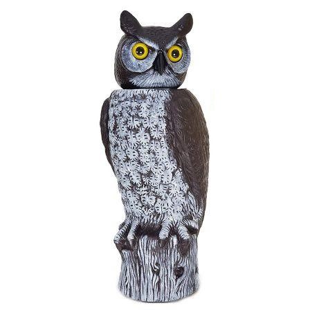 Dalen 18" Hand Painted Rotating Head Owl — priced per each; minimum 4; multiples of 4