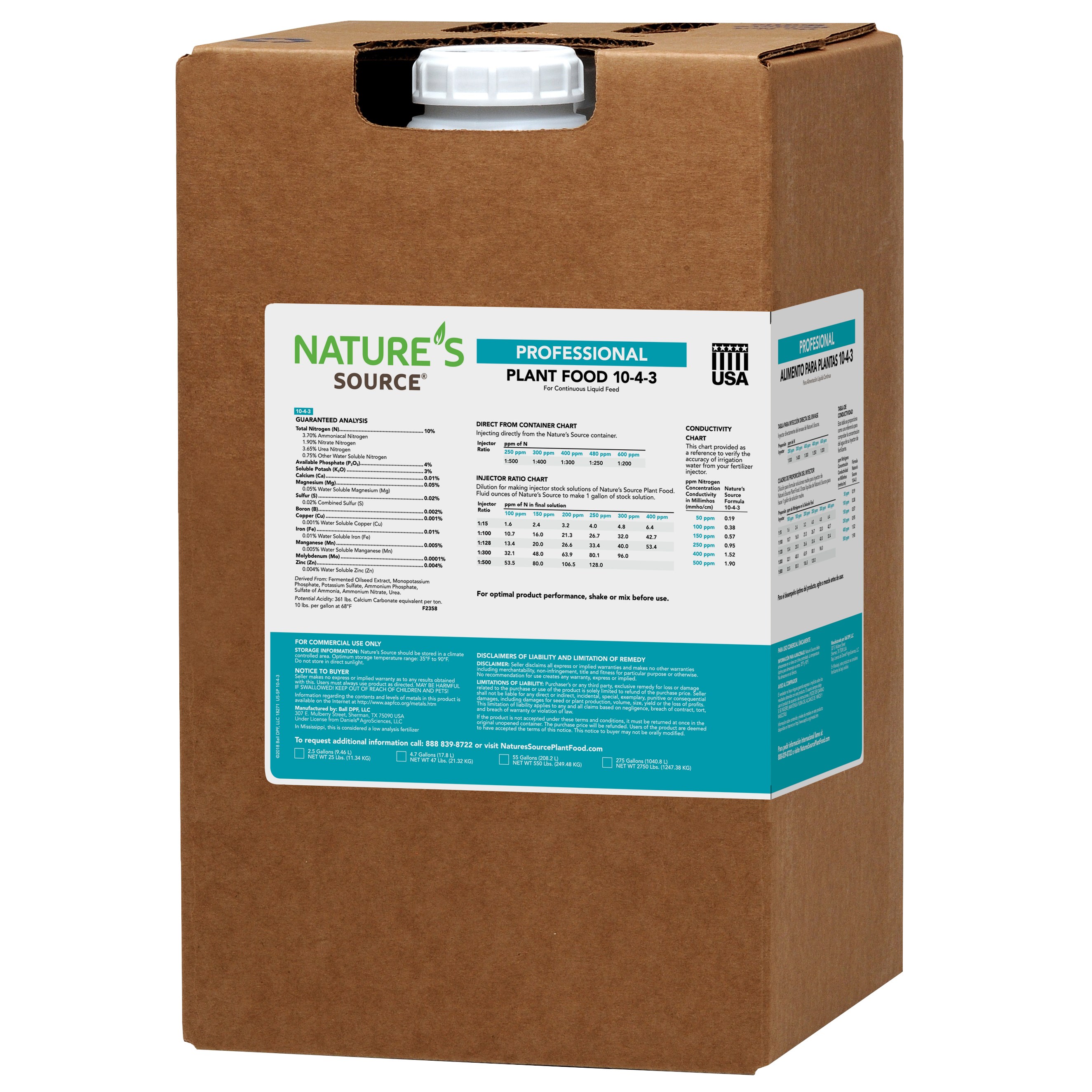 Natures Source 10-4-3 4.7Gl