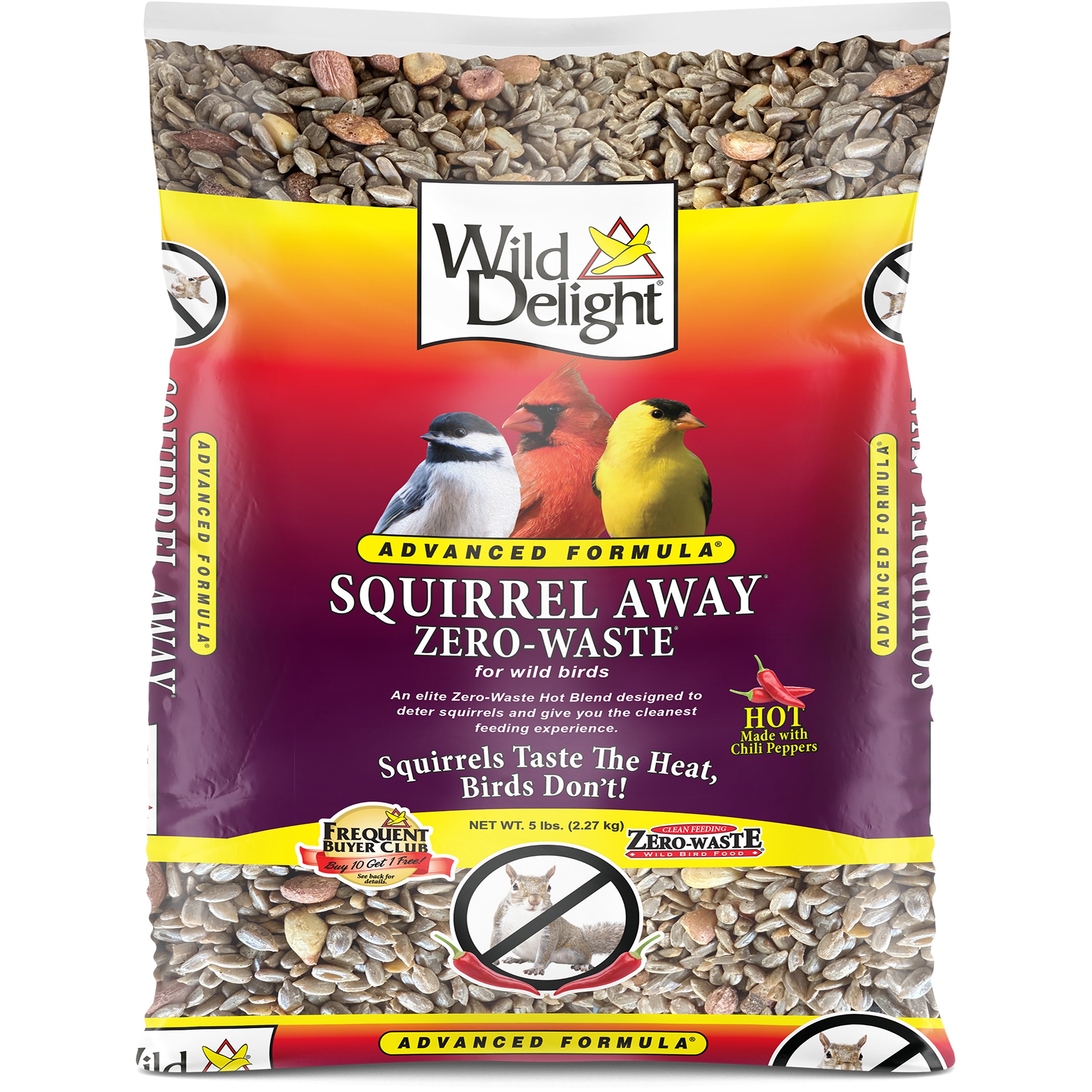 Wild Delight 5# Squirrel Away Zero Waste — priced per each; minimum 6; multiples of 6