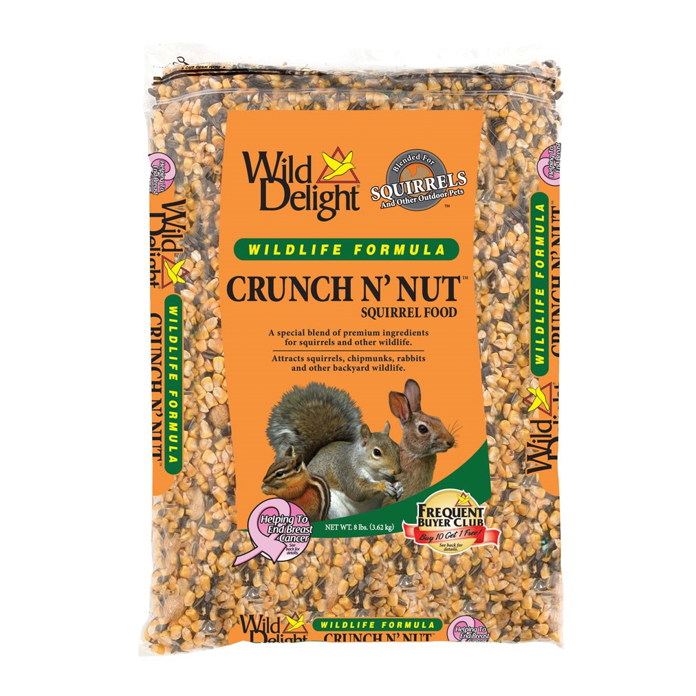 Wild Delight 8# Crunch N Nut Squirrel Food — priced per each; minimum 4; multiples of 4