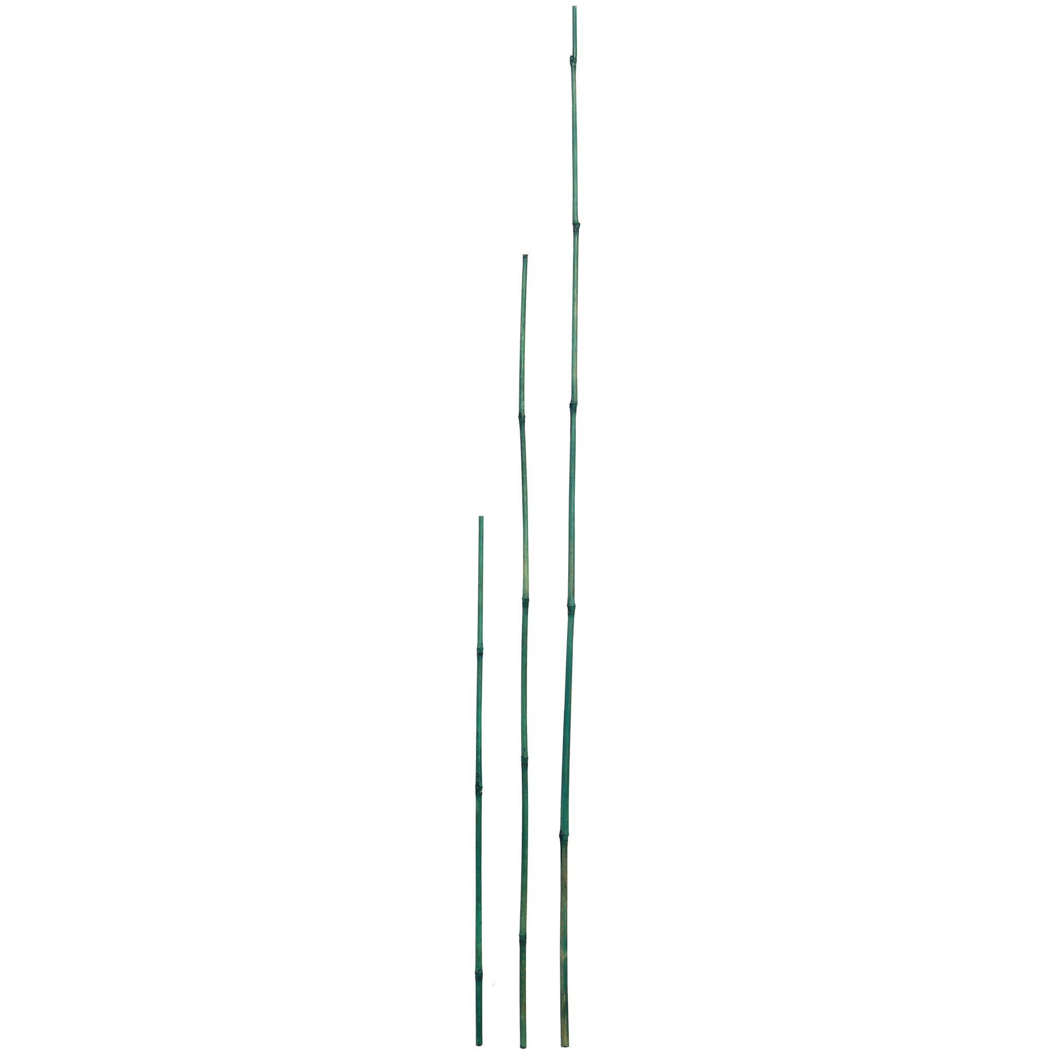 D&D Garden 25ct 4' Green Packaged Bamboo Stakes - Image 2