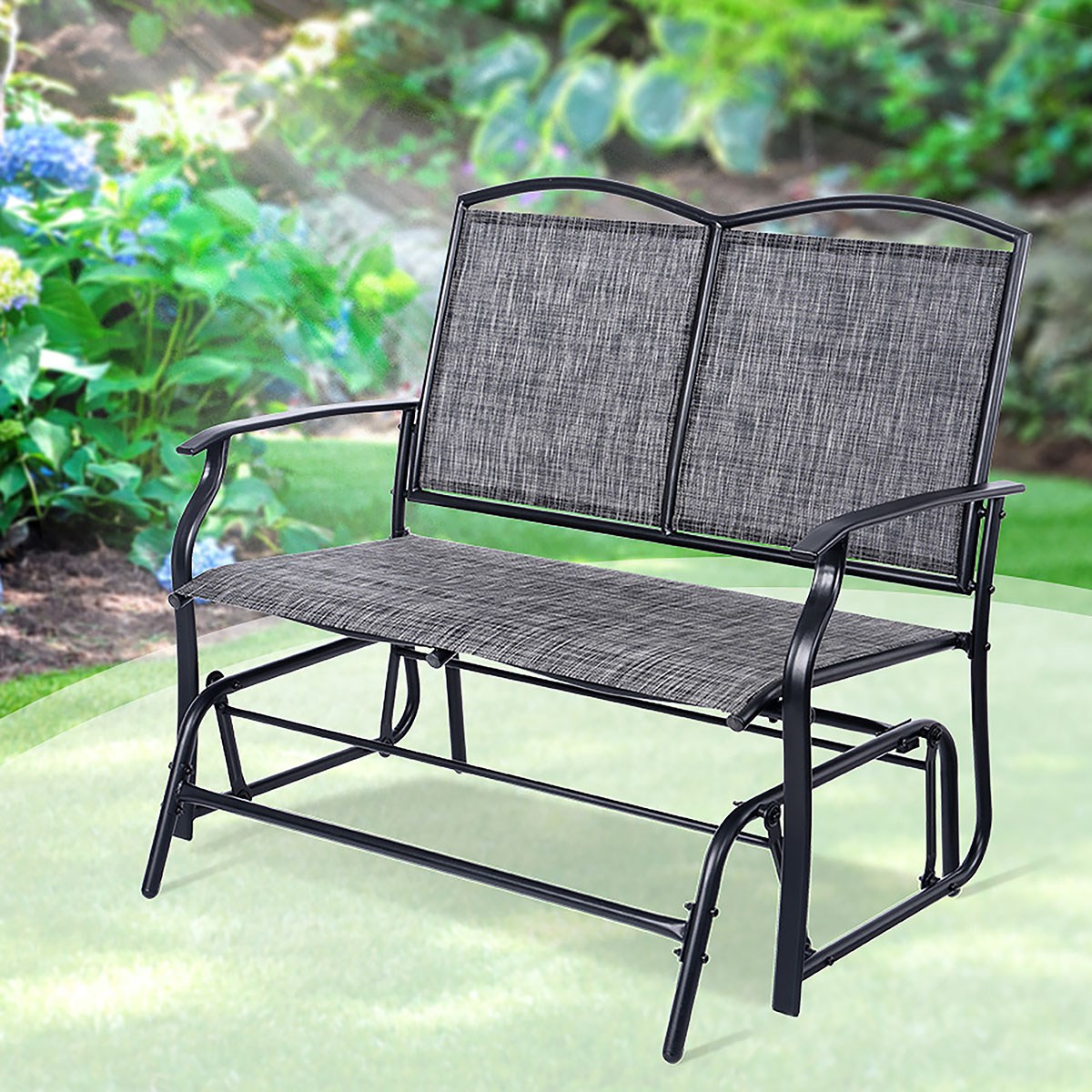 DDI Glider Bench Brown