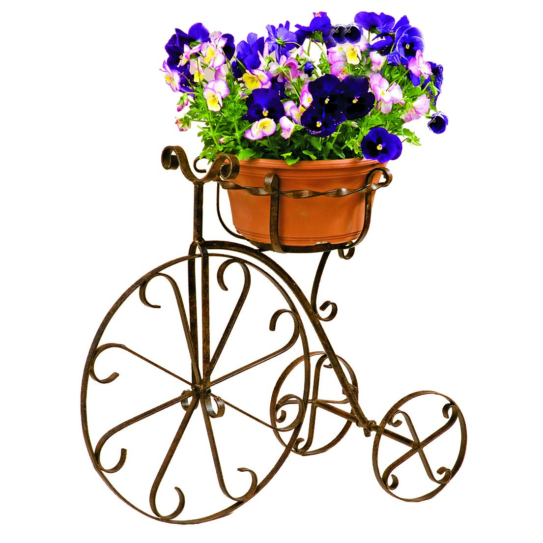Deer Park Fancy Bike Planter Black — priced per each; minimum 4; multiples of 4