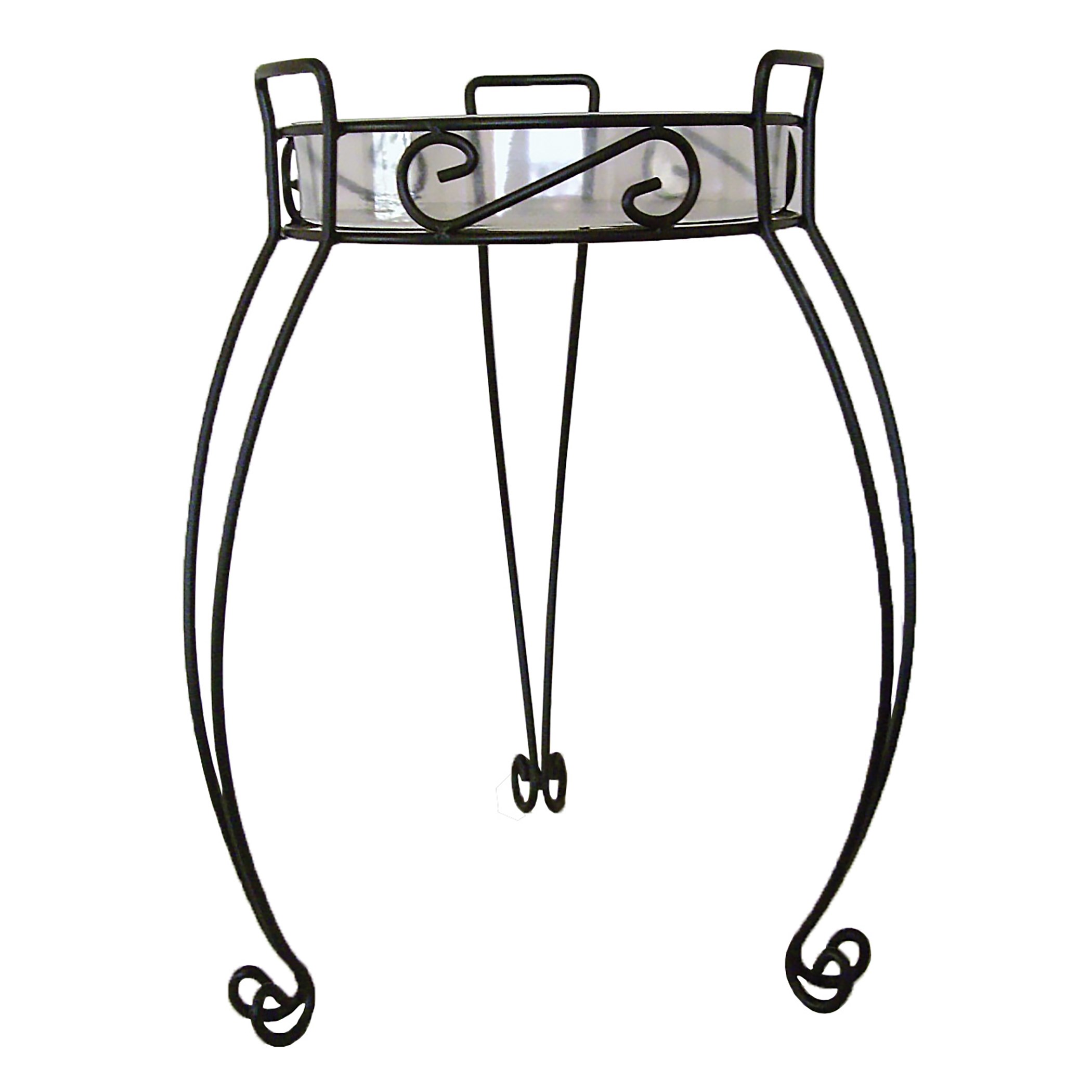 Deer Park 21" Combo Top Plant Stand Black — priced per each; minimum 6; multiples of 6