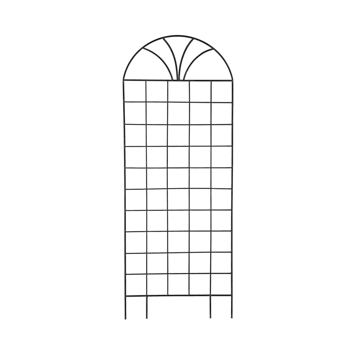 Deer Park Medium Arch Top Trellis Black