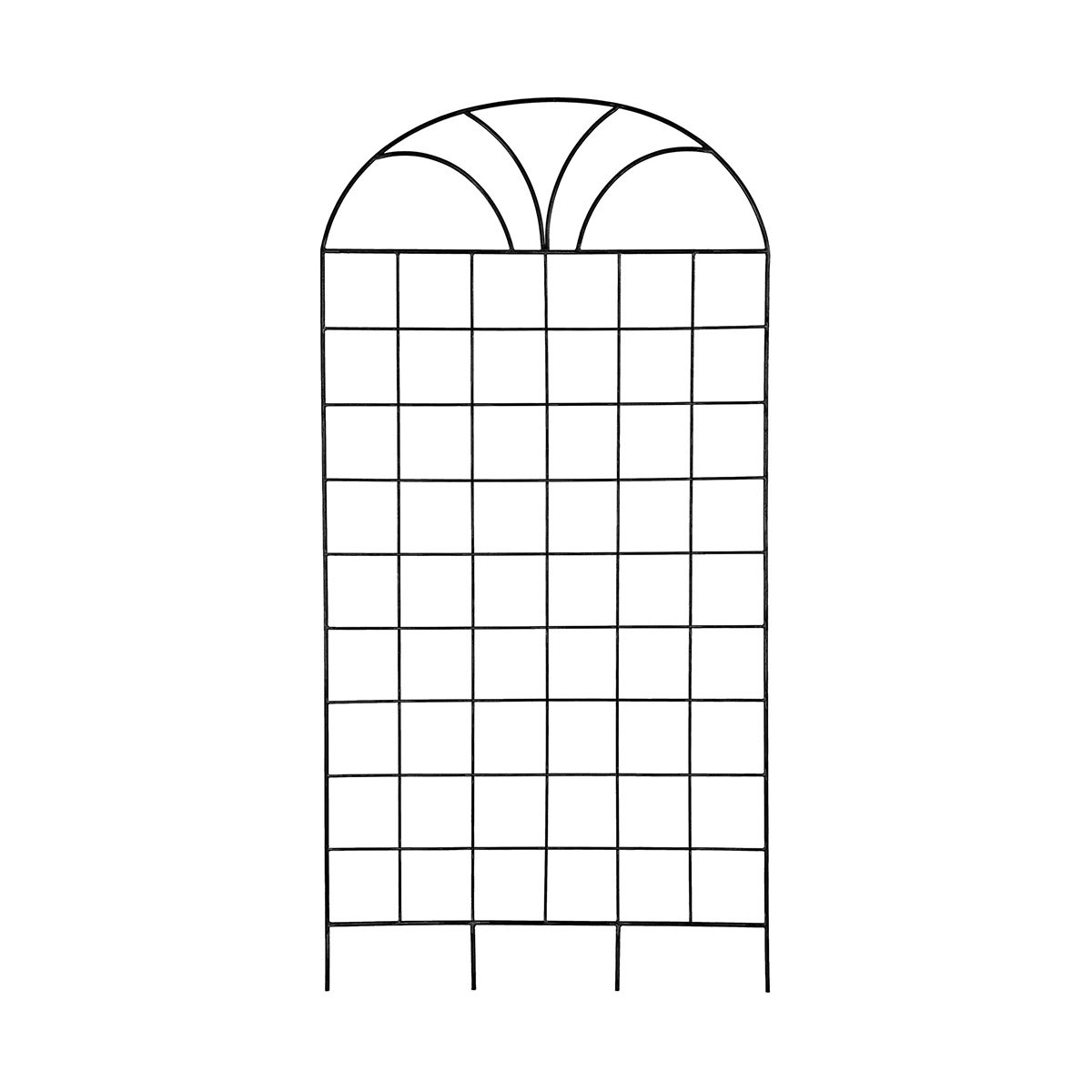 Deer Park Large Arch Top Trellis Black