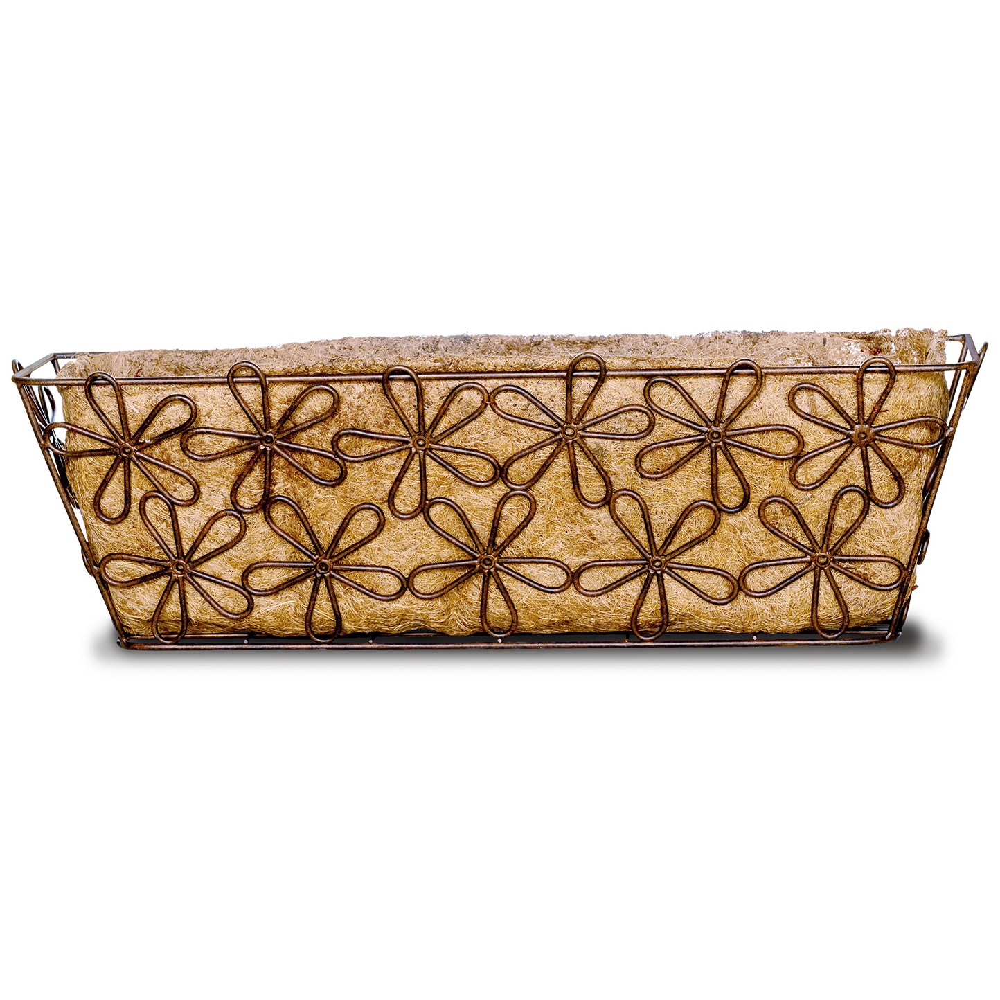 Deer Park Multi-Daisy Window Box w/ Coco Liner Small — priced per each; minimum 4; multiples of 4