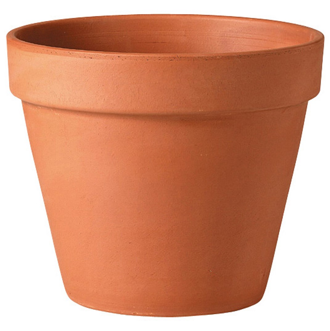 Deroma 2.8" Standard Pot Terra Cotta Clay — Single Unit