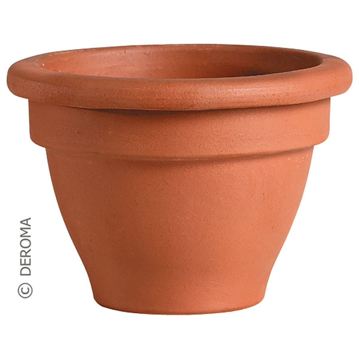 Deroma 5.5" Bell Pot Terra Cotta Clay Case Pack — priced per each; minimum 24; multiples of 24
