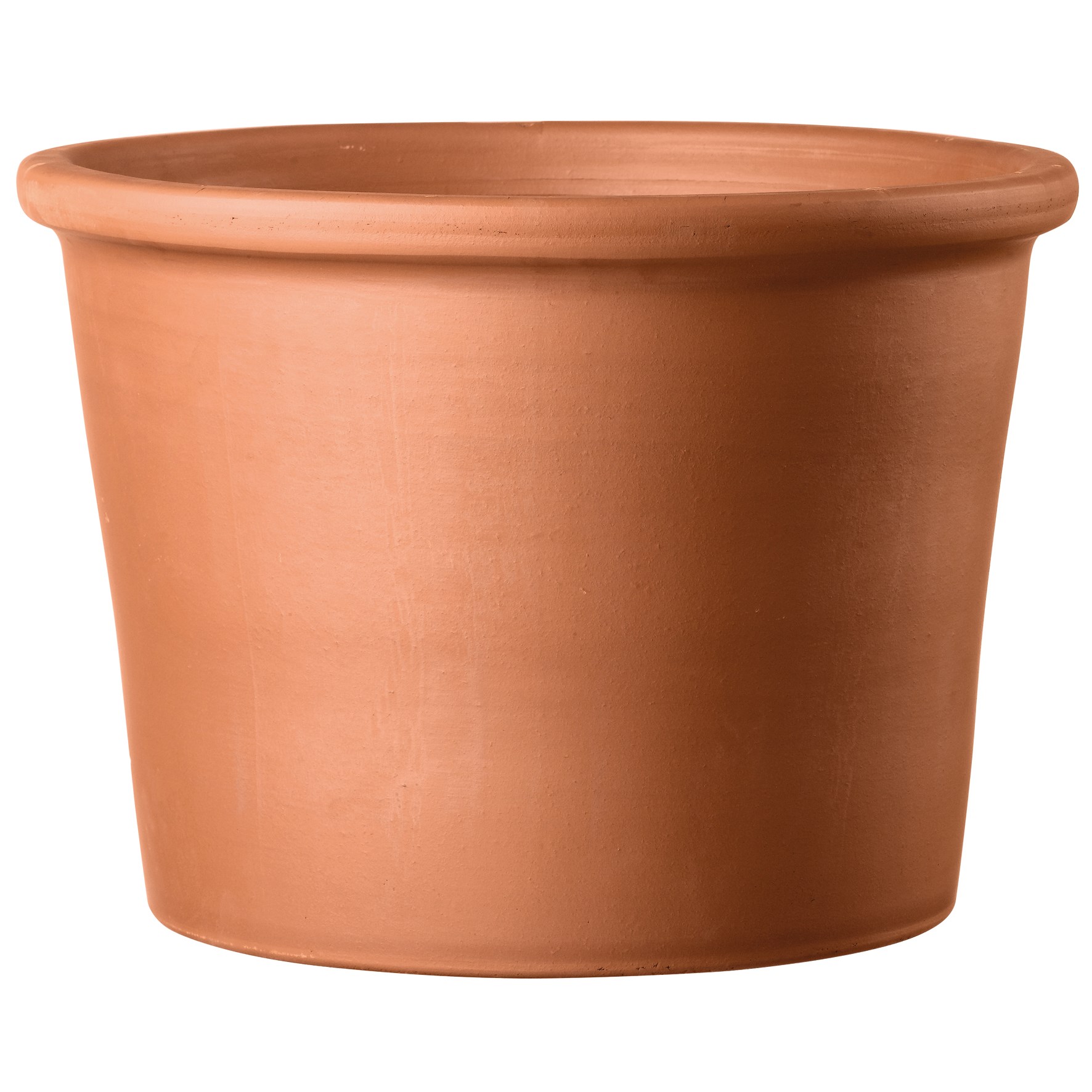 Deroma 3.39" Cylinder Pot Terra Cotta Case Pack — priced per each; minimum 24; multiples of 24