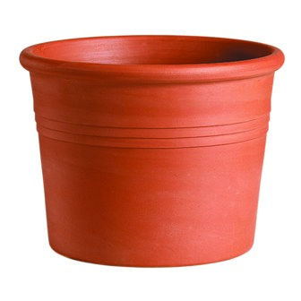 Deroma 5.52" Cylinder Pot Terra Cotta Case Pack — priced per each; minimum 20; multiples of 20