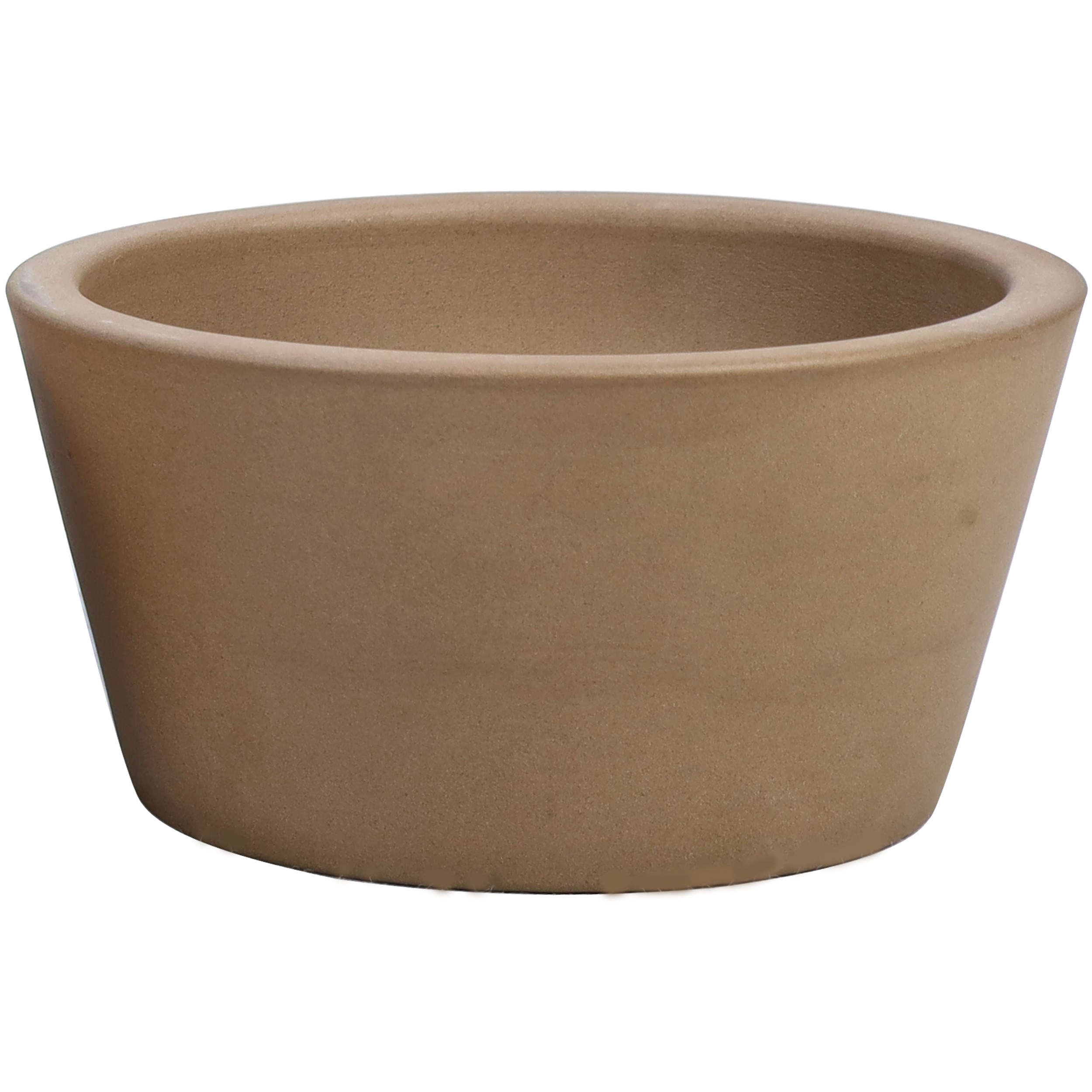 Deroma 8.5" Cholla Pot Terra Cotta Clay Case Pack — priced per each; minimum 4; multiples of 4