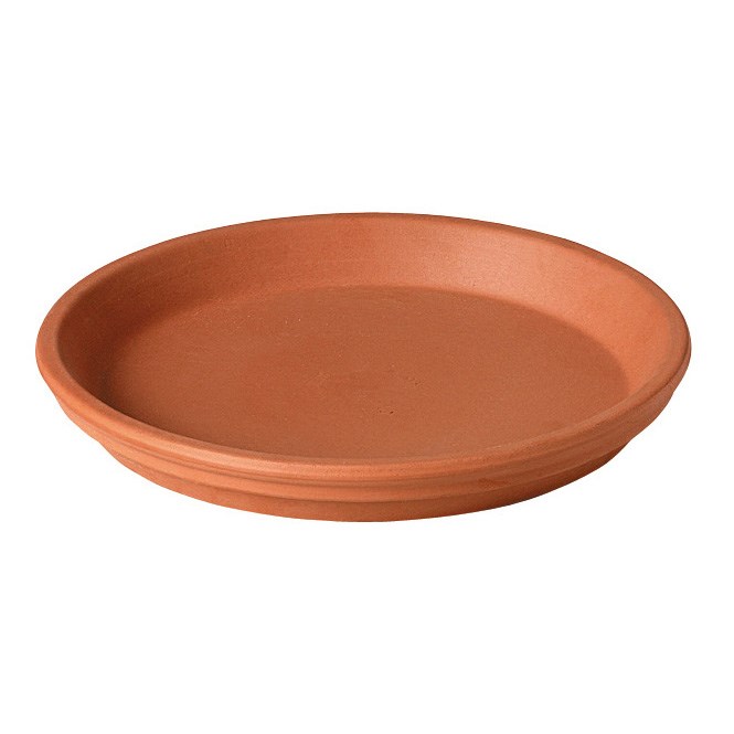 Deroma 5.1" Saucer Terra Cotta Clay Case Pack — priced per each; minimum 18; multiples of 18