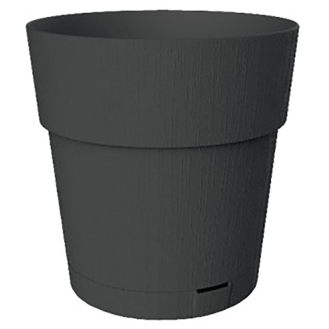 Deroma 5.9" Pianeta Water Reserve Plastic Black — priced per each; minimum 12; multiples of 12