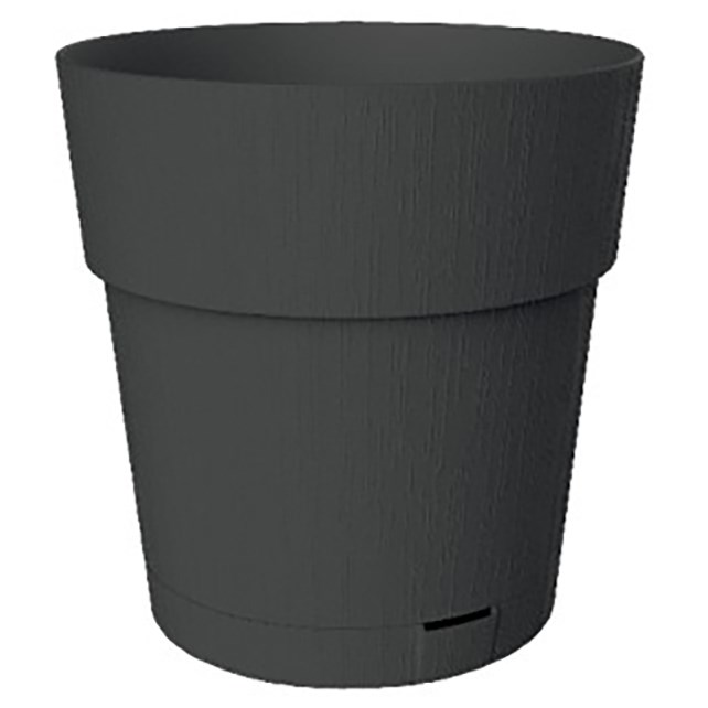 Deroma 7.9" Pianeta Water Reserve Plastic Black — priced per each; minimum 12; multiples of 12