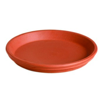 Deroma 4.3" Saucer Terra Cotta Clay — Single Unit