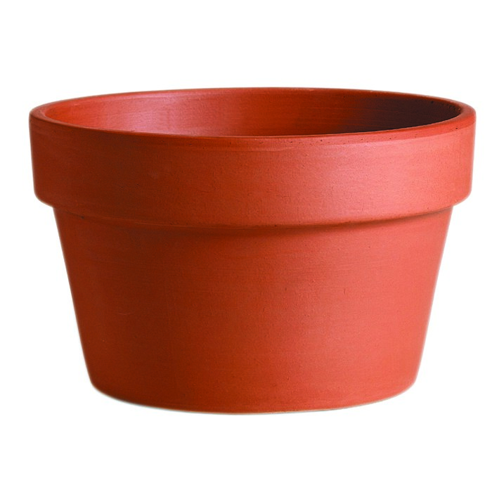 Deroma 8.3" Azalea Pot Terra Cotta Clay Case Pack — priced per each; minimum 12; multiples of 12