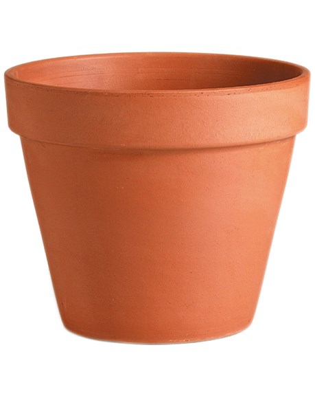 Deroma 10.6" Standard Pot Terra Cotta Case Pack — priced per each; minimum 6; multiples of 6