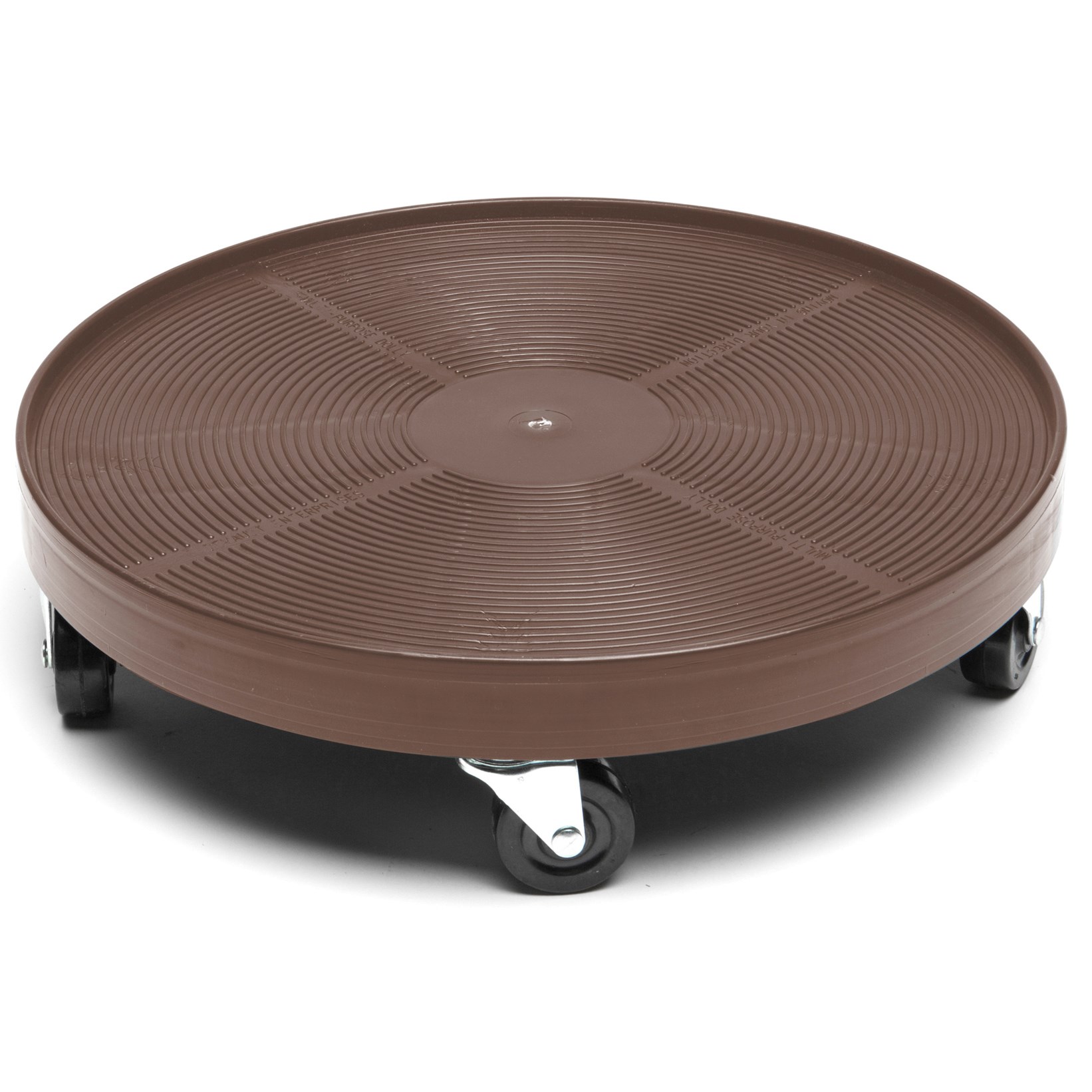Devault 16" Plant Dolly No Hole Espresso — priced per each; minimum 8; multiples of 8