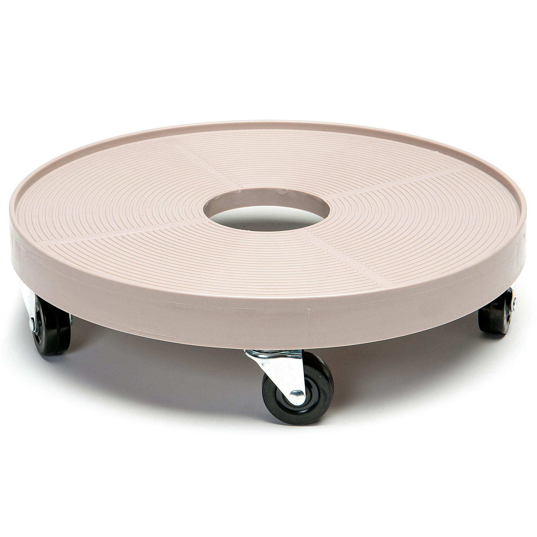 Devault 16" Plant Dolly with Hole Gray Mist — priced per each; minimum 8; multiples of 8