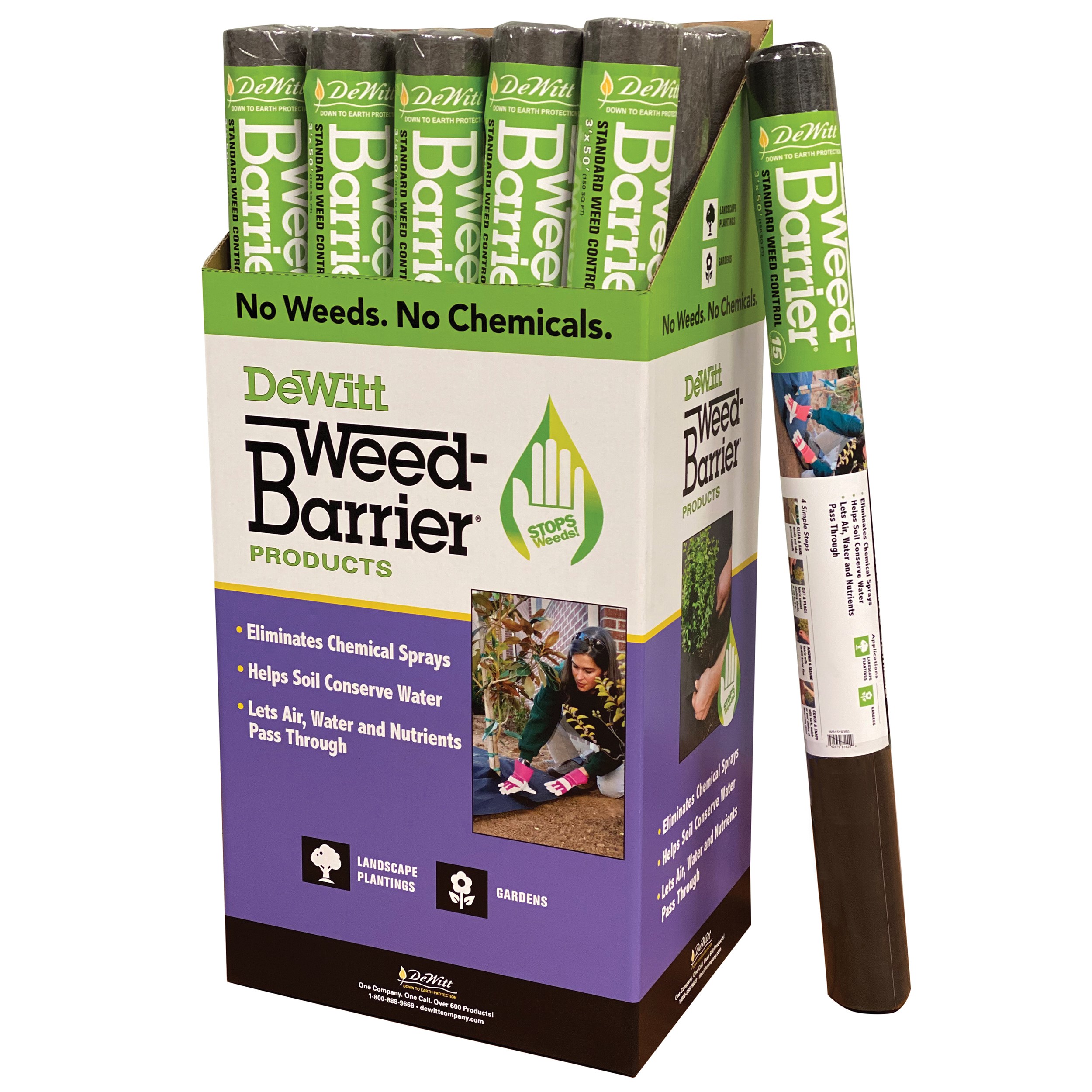 Dewitt 15 Year 3x100 Standard Weed Control — priced per each; minimum 12; multiples of 12