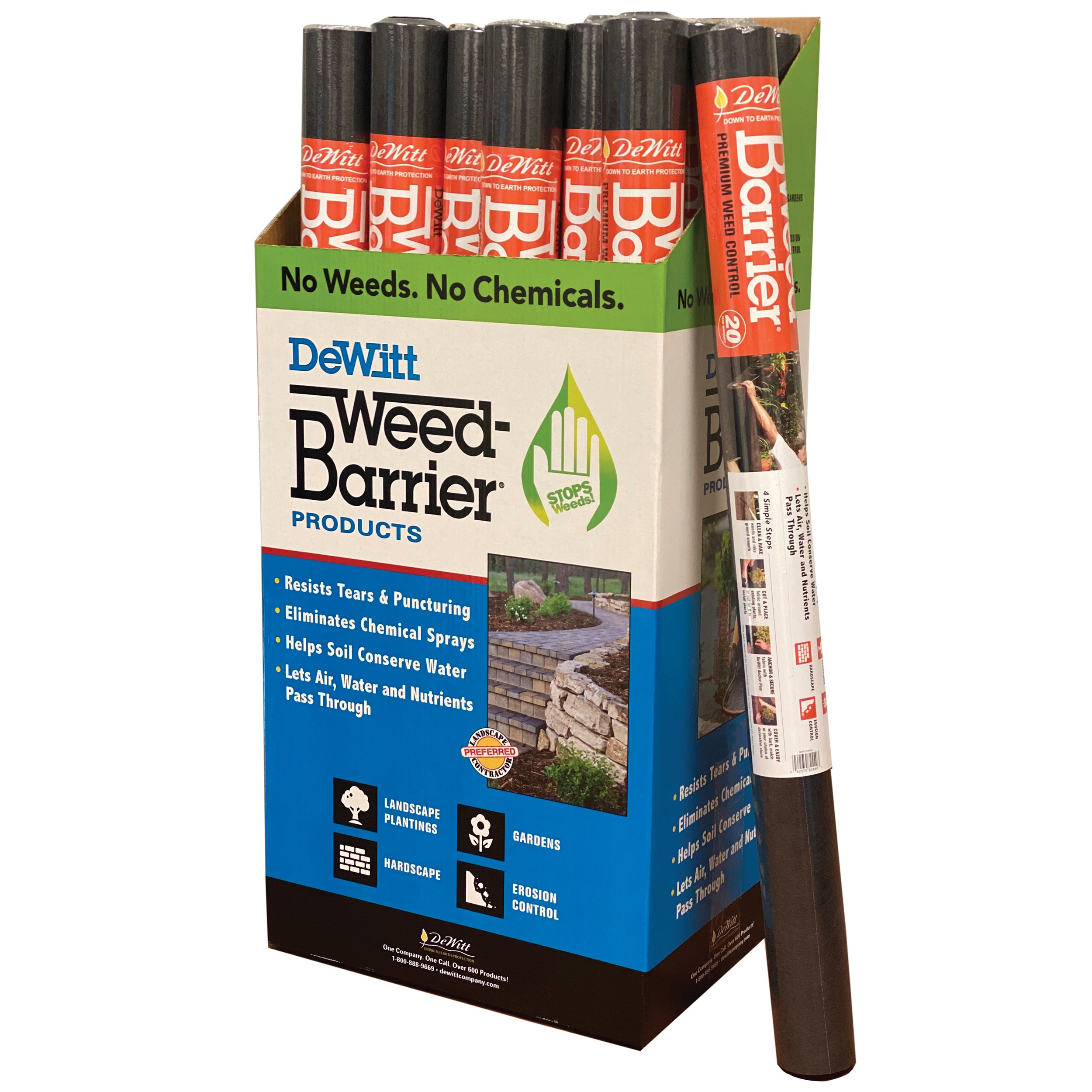 Dewitt 20 Year 3x100 Premium Weed Control — priced per each; minimum 12; multiples of 12