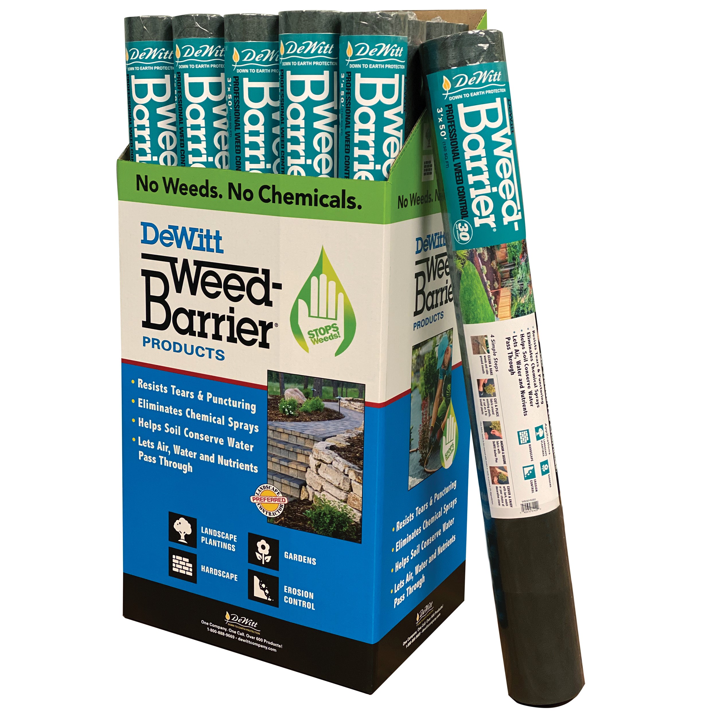 Dewitt 30 Year 3x50 Professional Weed Control — priced per each; minimum 12; multiples of 12