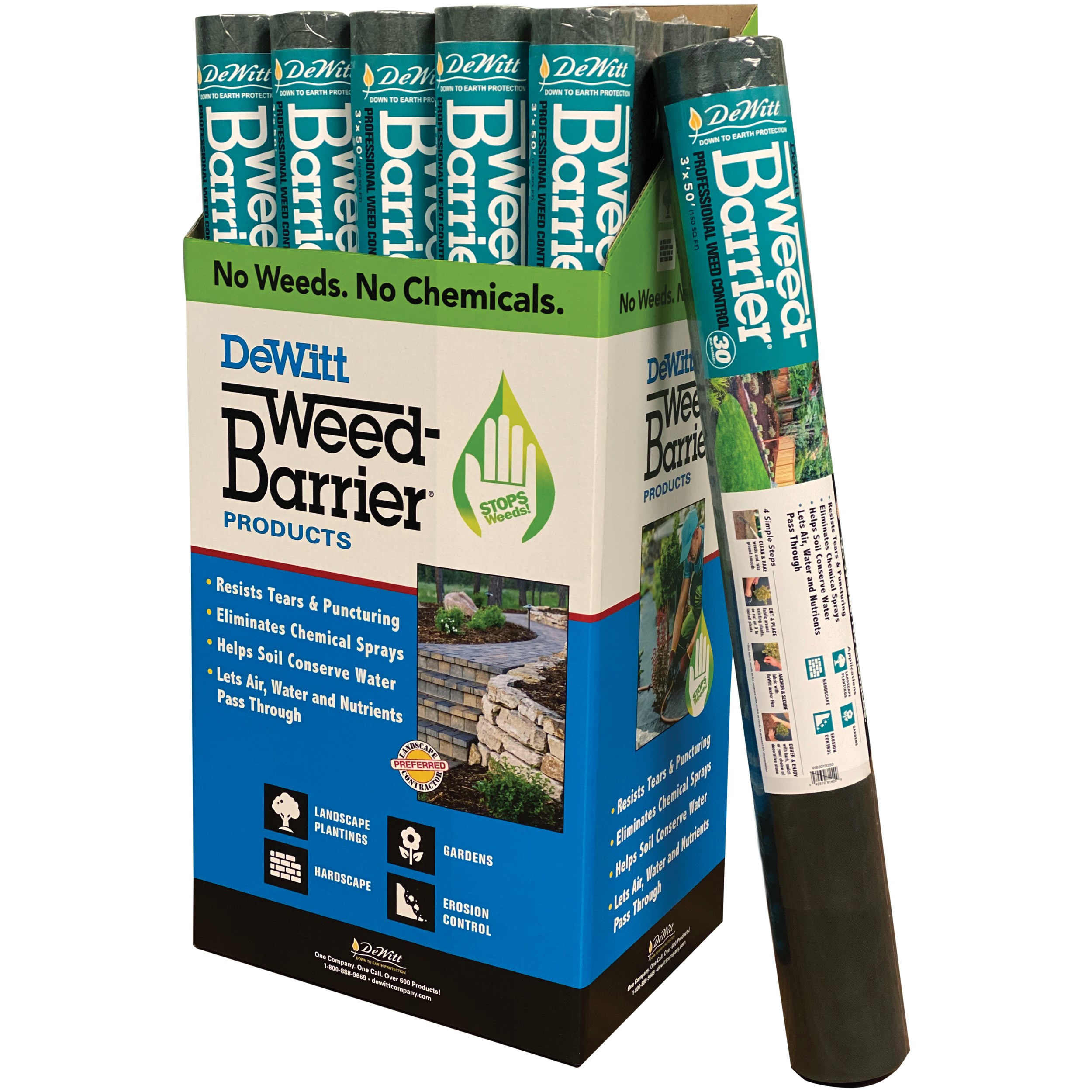Dewitt 30 Year 4x50 Professional Weed Control — priced per each; minimum 12; multiples of 12