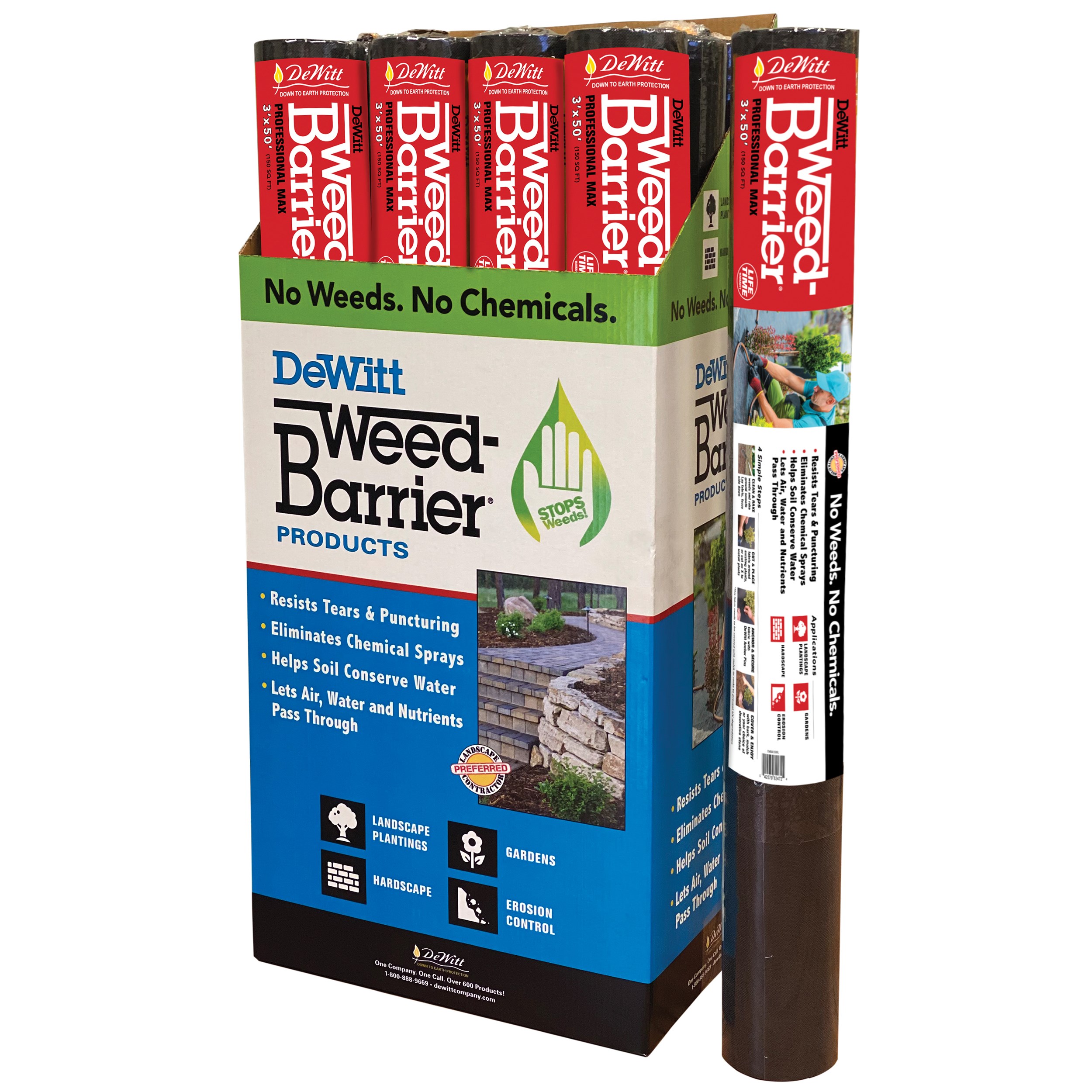 Dewitt 3x50 Prof Max 4.1oz Weed Control — priced per each; minimum 12; multiples of 12