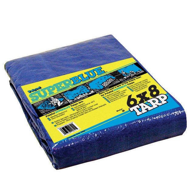 Dewitt 6x8 SuperBlue Tarp 2.3oz — priced per each; minimum 30; multiples of 30