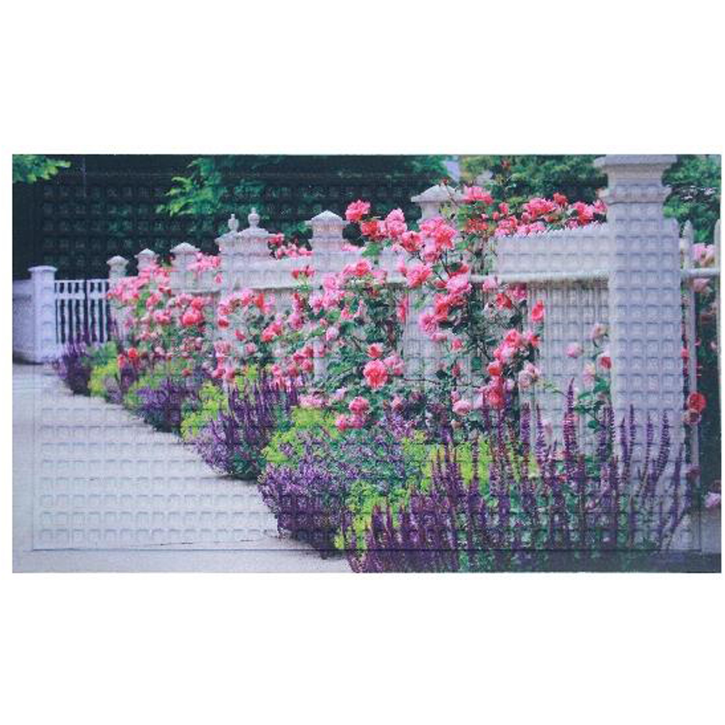 DHTG 18 X30 Digital Print Flowers Fence — priced per each; minimum 6; multiples of 6