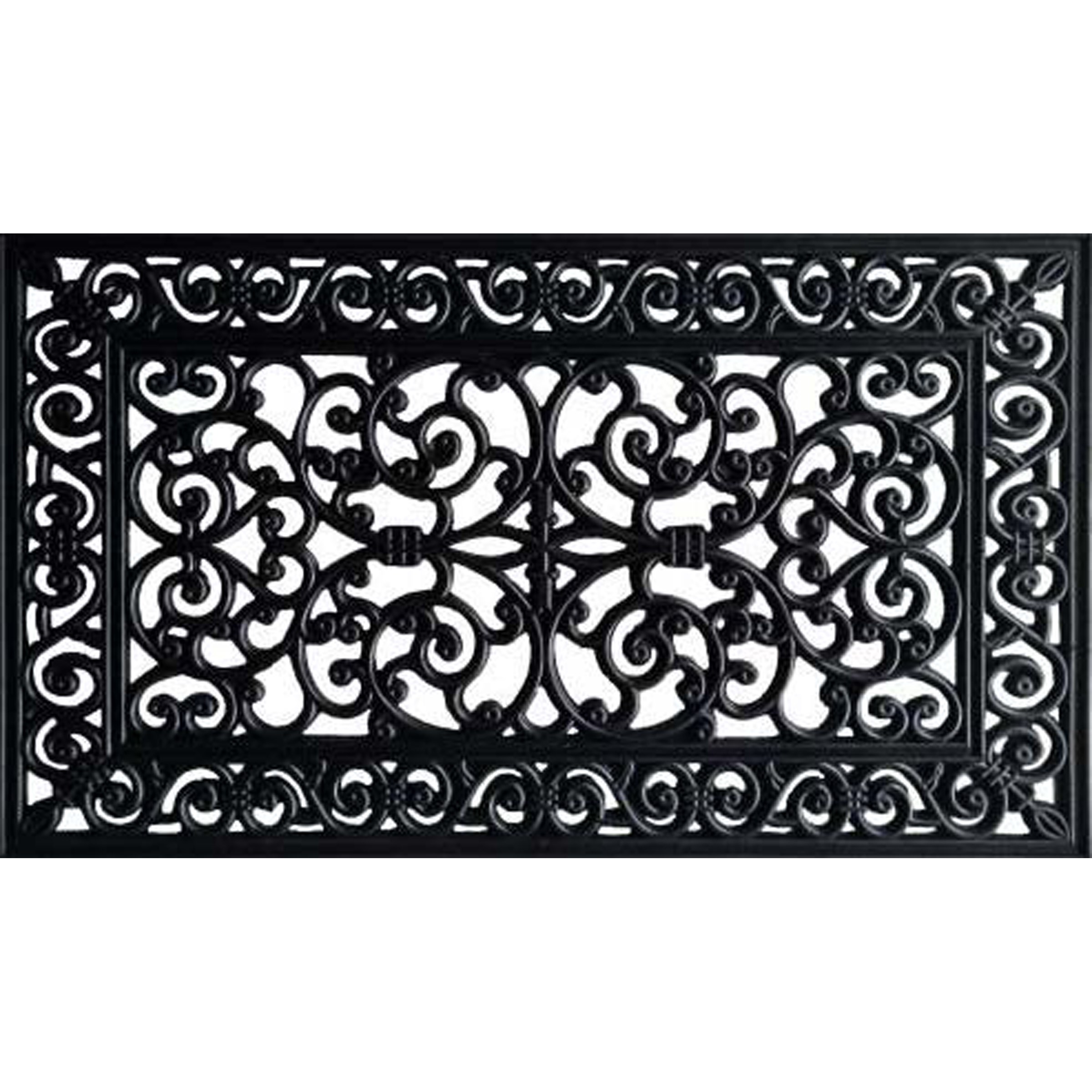 DHTG 22"x36" Extra Wide Tuff Wire Design Millenium Rubber Outdoor Doormat — priced per each; minimum 2; multiples of 2