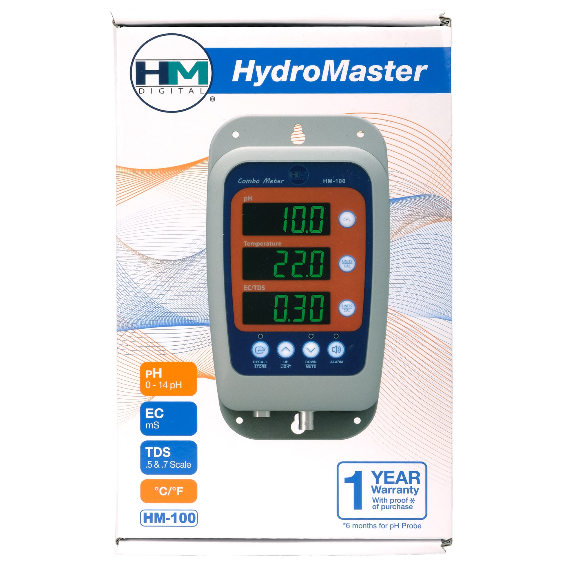 HM Digital Hydromaster - Continuous pH/TDS/EC/Temp meter - Image 2