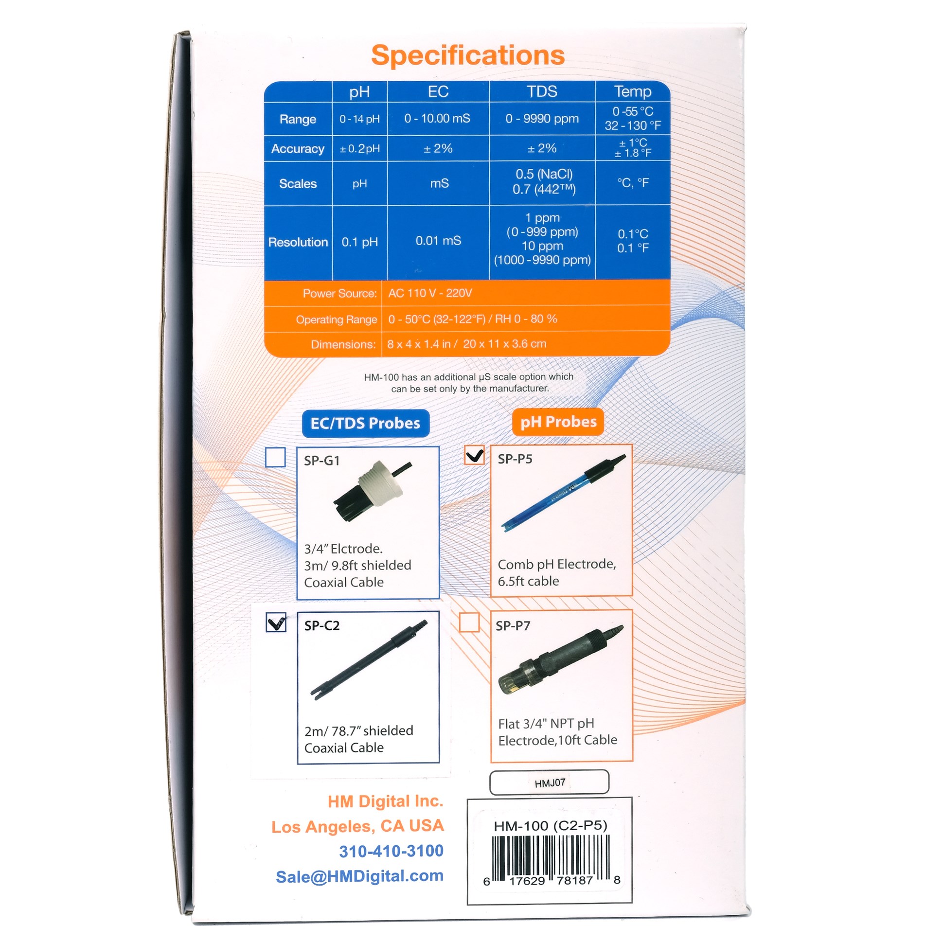 HM Digital Hydromaster - Continuous pH/TDS/EC/Temp meter - Image 5