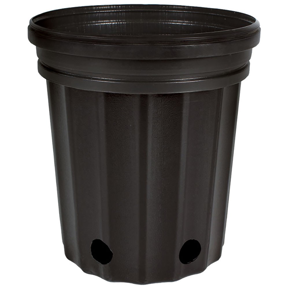 HC Dillen Elite 2000 Nursery Pot, Blow Molded, Trade 5 Gallon, Black, 46 per Bundle, 48 Bundles per Pallet, 11.87in x 11.00in, 3.90Gal