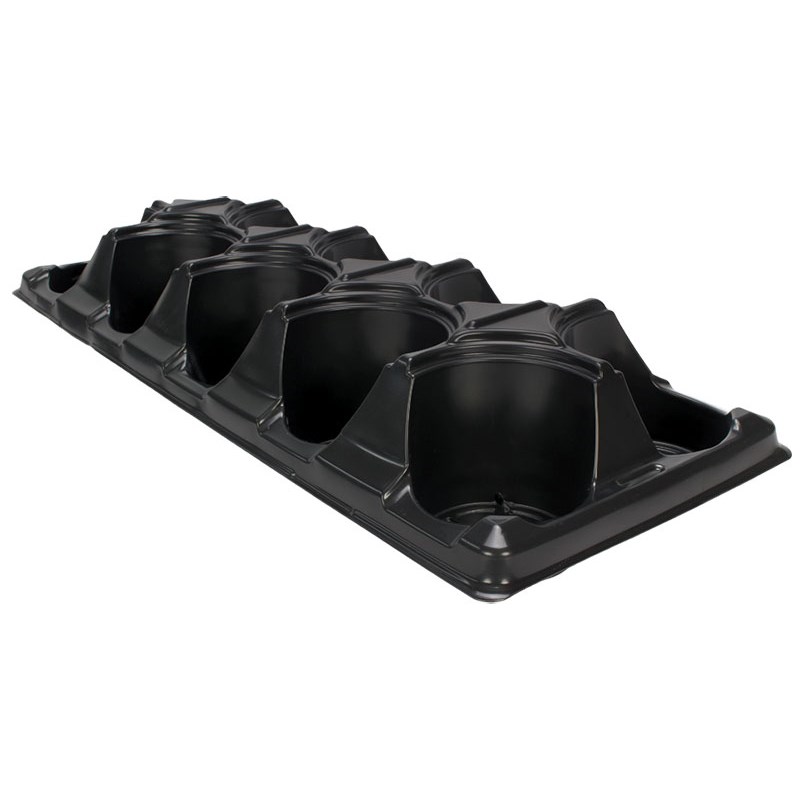 DLN CTXG4510 COEX PP TRAY-10 BLK — Case of 50