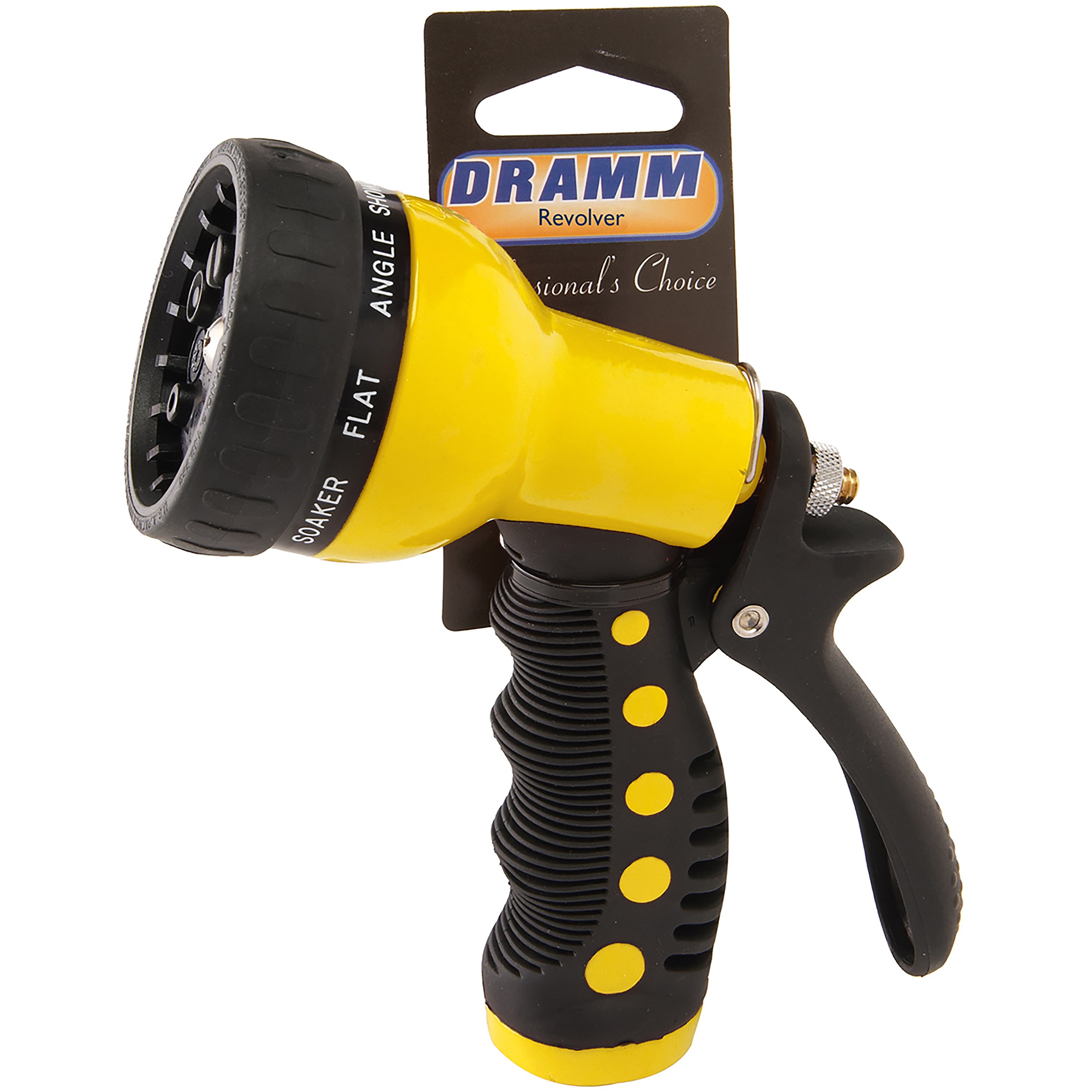 Dramm 9 Pattern Revolver Carded Yellow