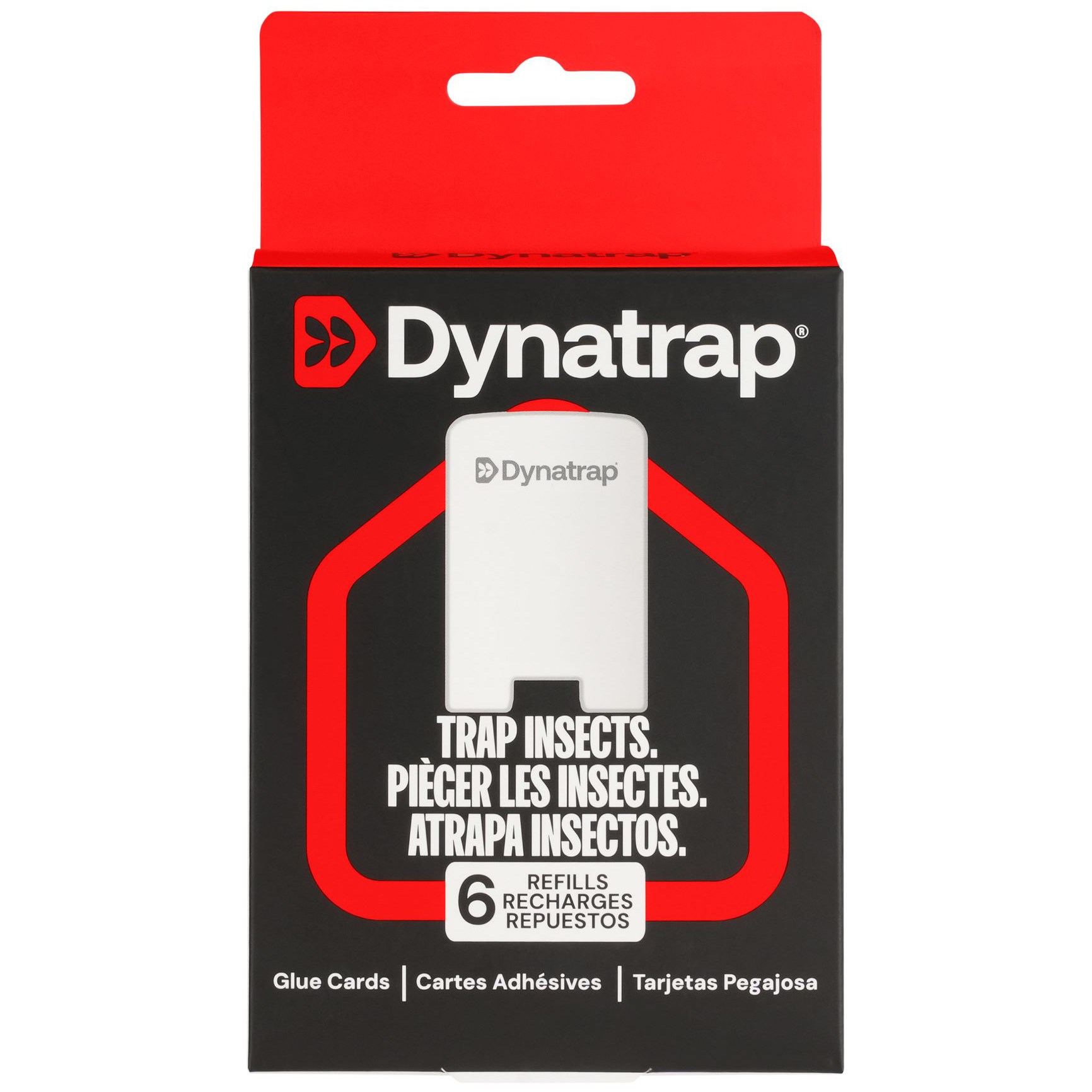 DynaTrap 6pk LED Flylight Refill Adhesive Pads For Trap — Pack of 6; priced per each; minimum 12; multiples of 12