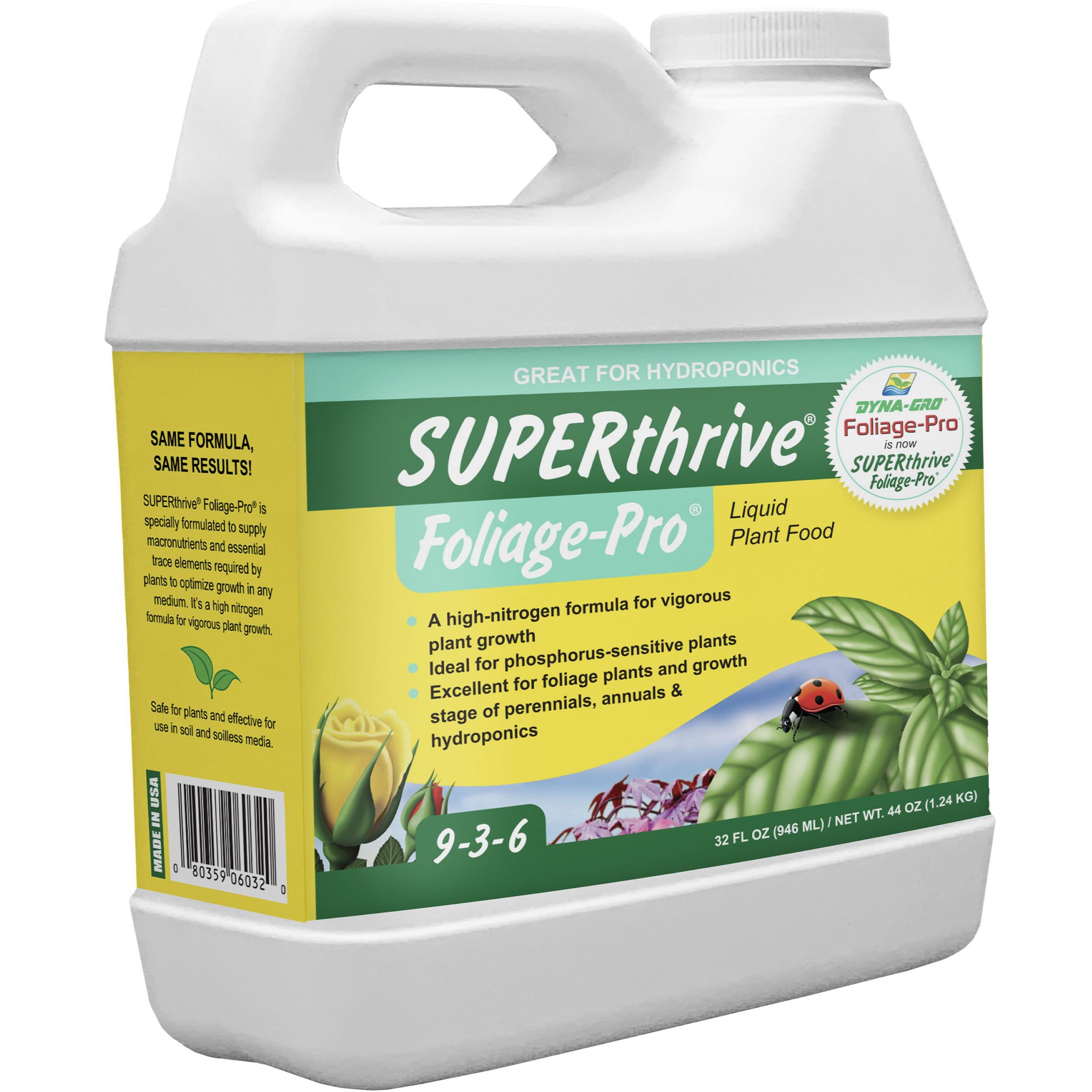 SUPERThrive 32oz Foliage-Pro 9-3-6 Plant Food — priced per each; minimum 12; multiples of 12